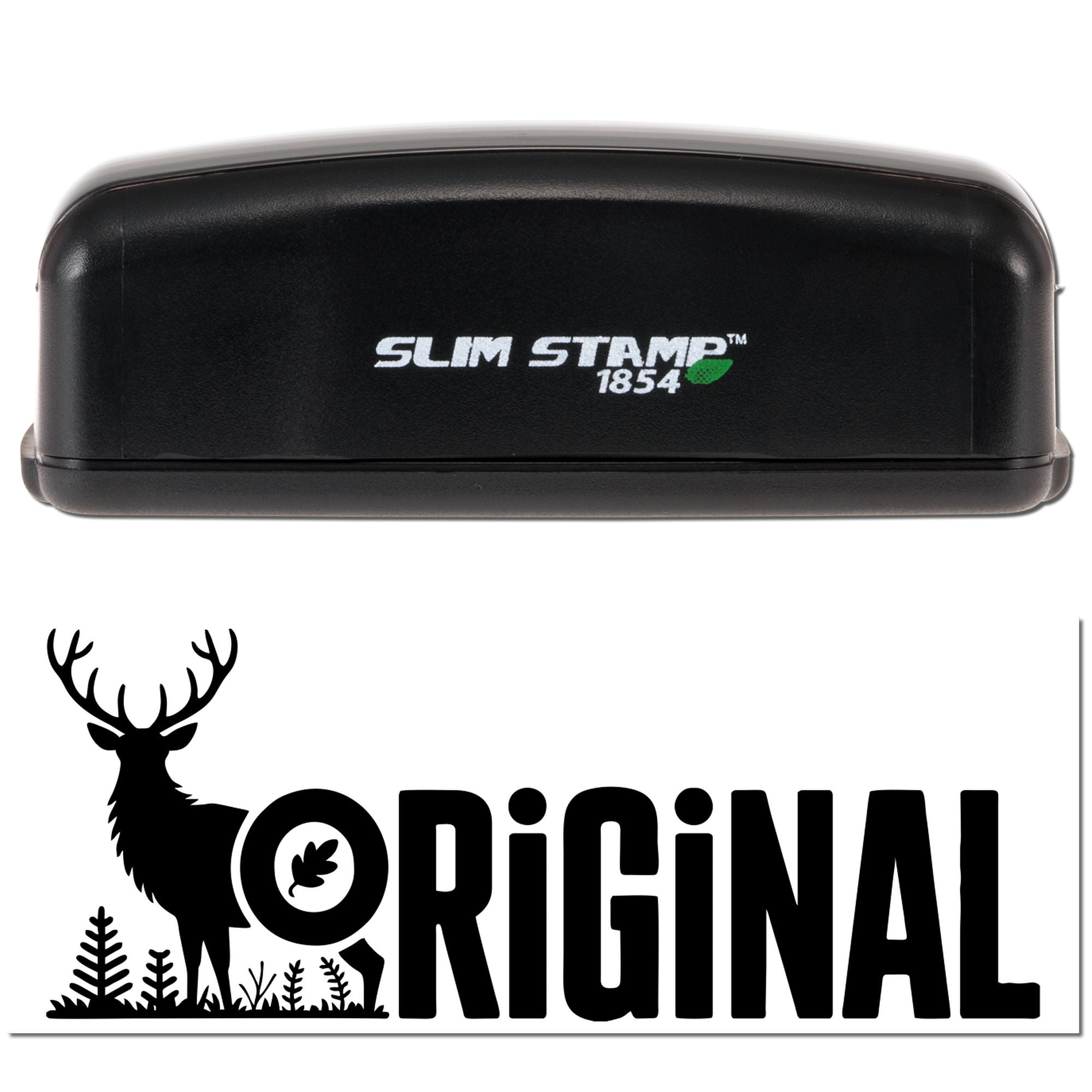 Earthy Woodland Original Pre-Inked Stamp