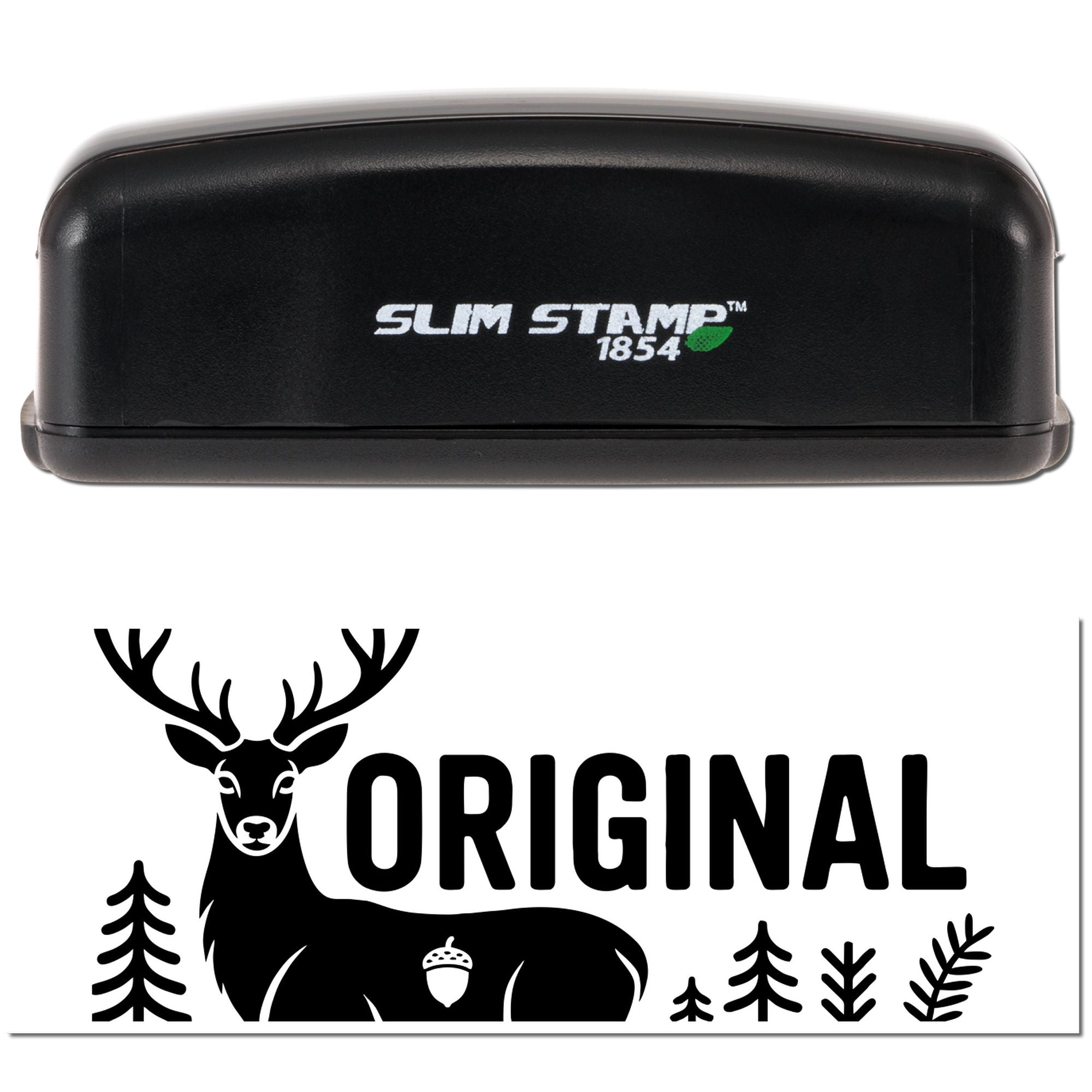 Earthy Original Stag Pre-Inked Stamp