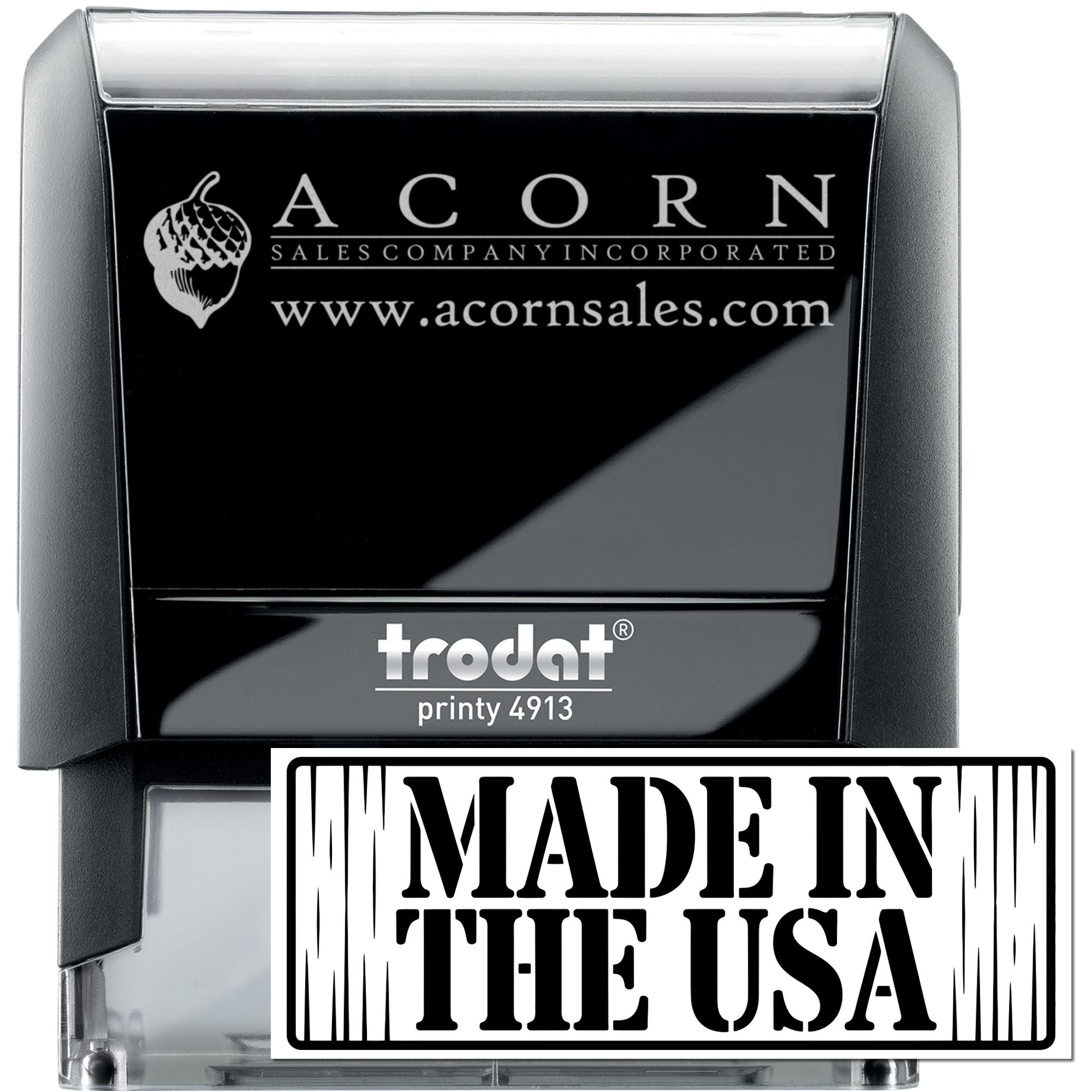 American Heritage Signature Origin Marking Self-Inking Stamp