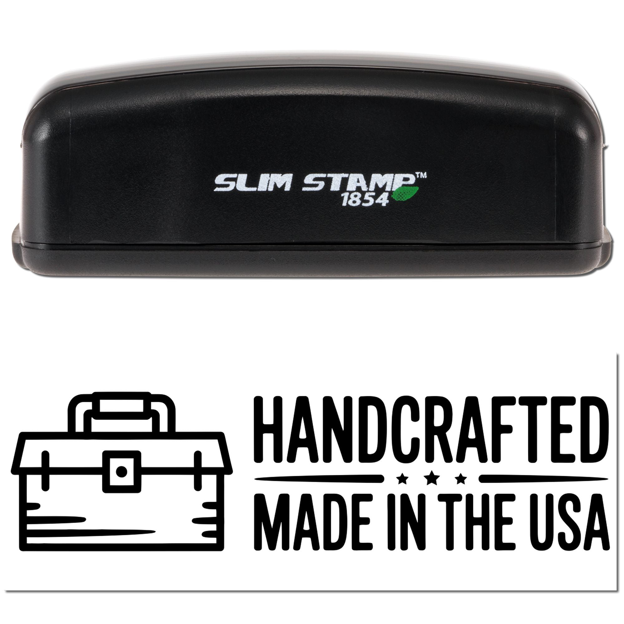 Artisanal Tool Chest Brand Name Slim Pre-Inked Stamp