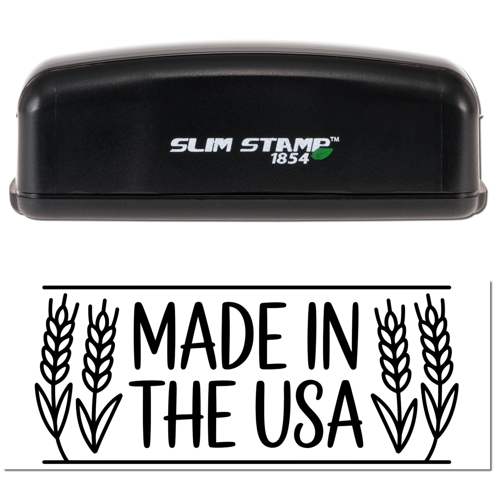 Wheatland Heritage Collection Branding Slim Pre-Inked Stamp