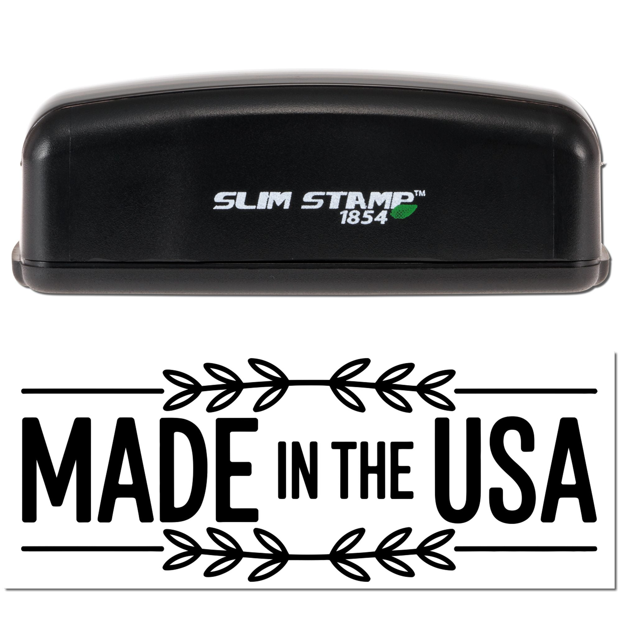 American Craft Collection Packaging Branding Slim Pre-Inked Stamp