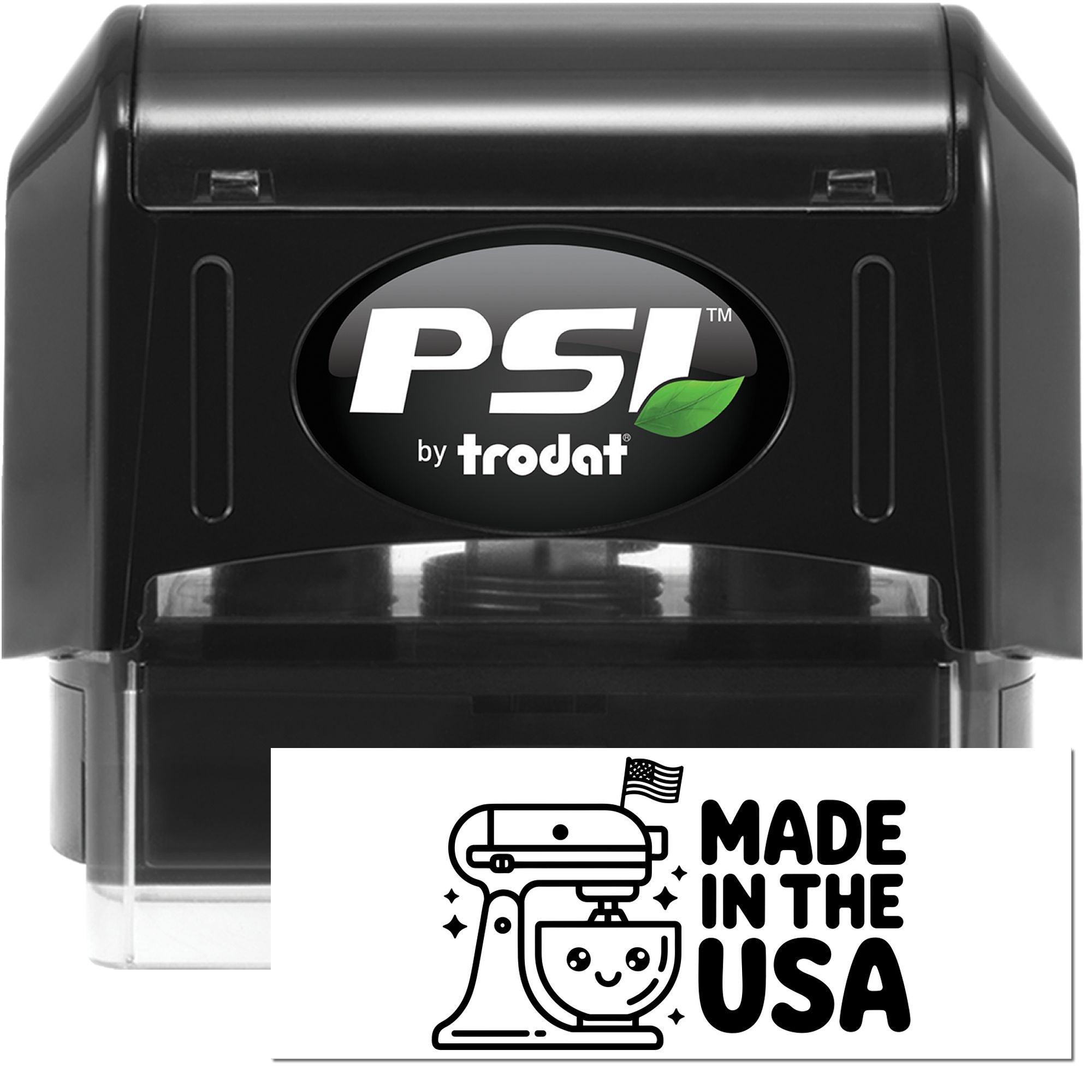 Patriotic Kitchen Mixer Brand Identity Pre-Inked Stamp
