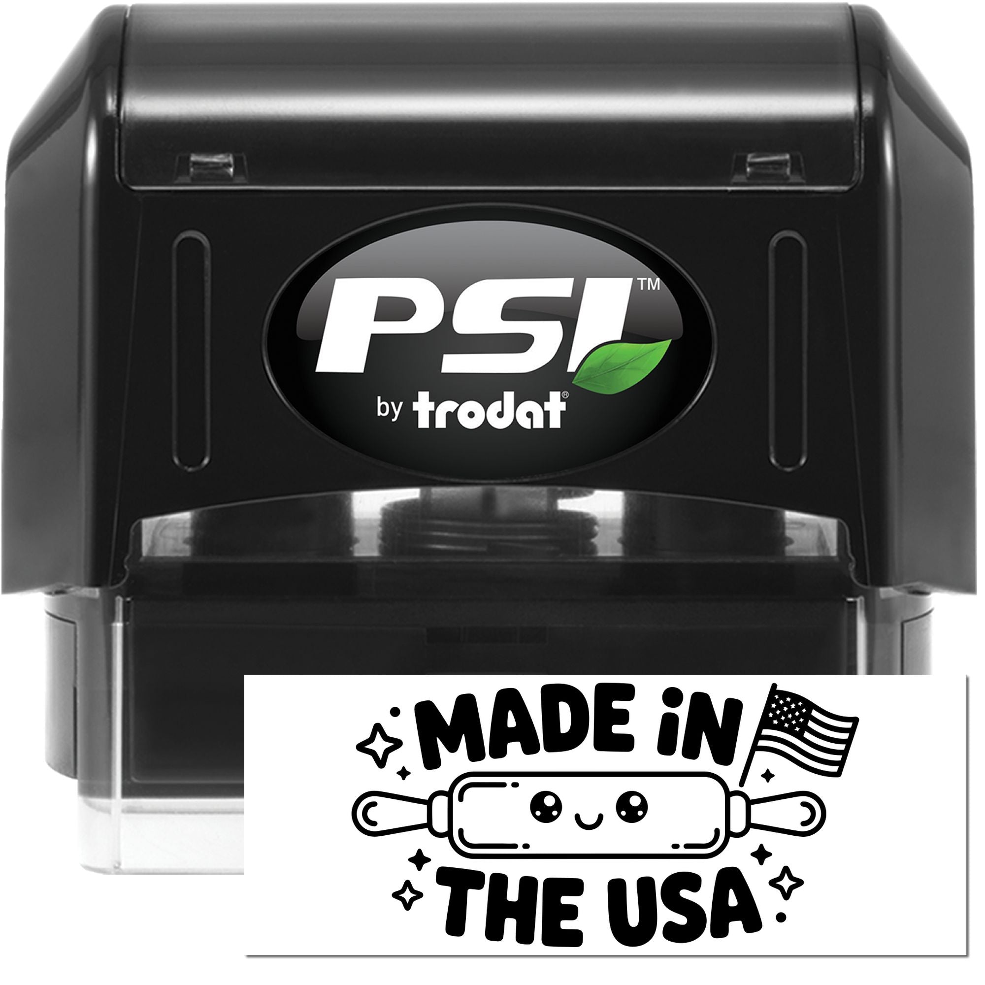 Kawaii Mask Packaging Branding Pre-Inked Stamp