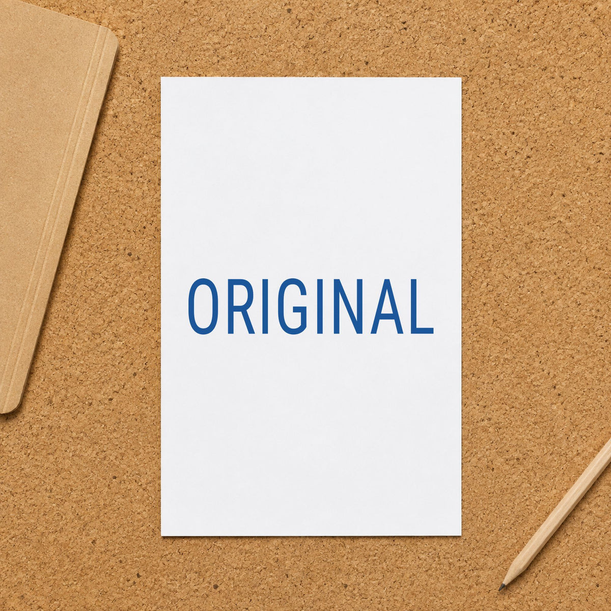 "Original" stamp impression made with pre-inked Xstamper 1111