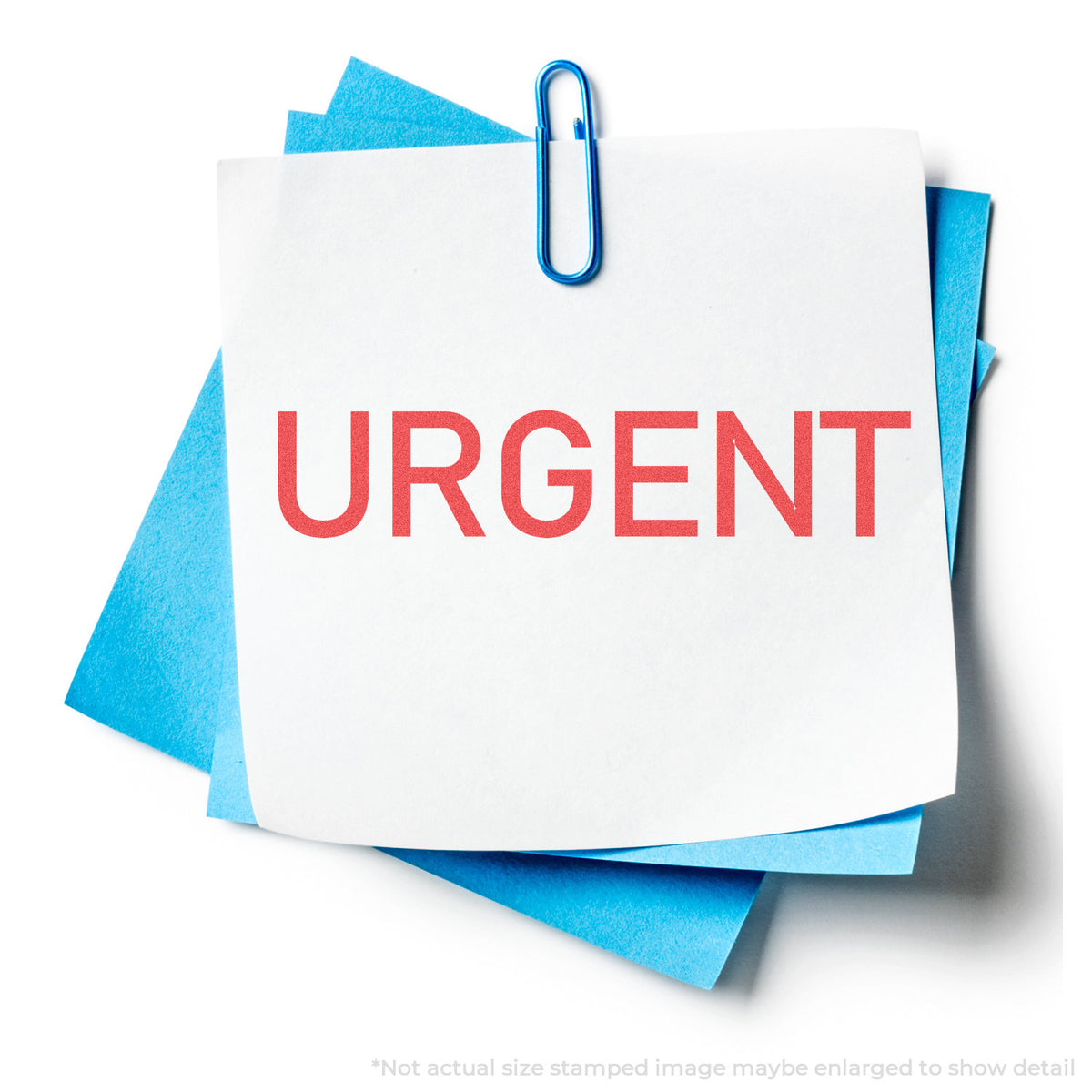 "Urgent" stamp impression on light paper stock, Xstamper Urgent Document Stamp