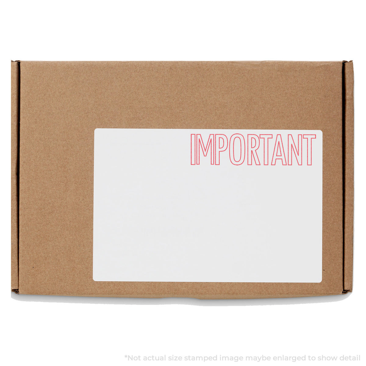 "Important" imprint used to flag items for handling, Important Stamp
