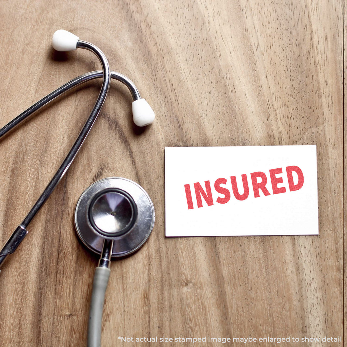 "Insured" imprint used to flag items for handling, Insured Stamp For Mail Processing