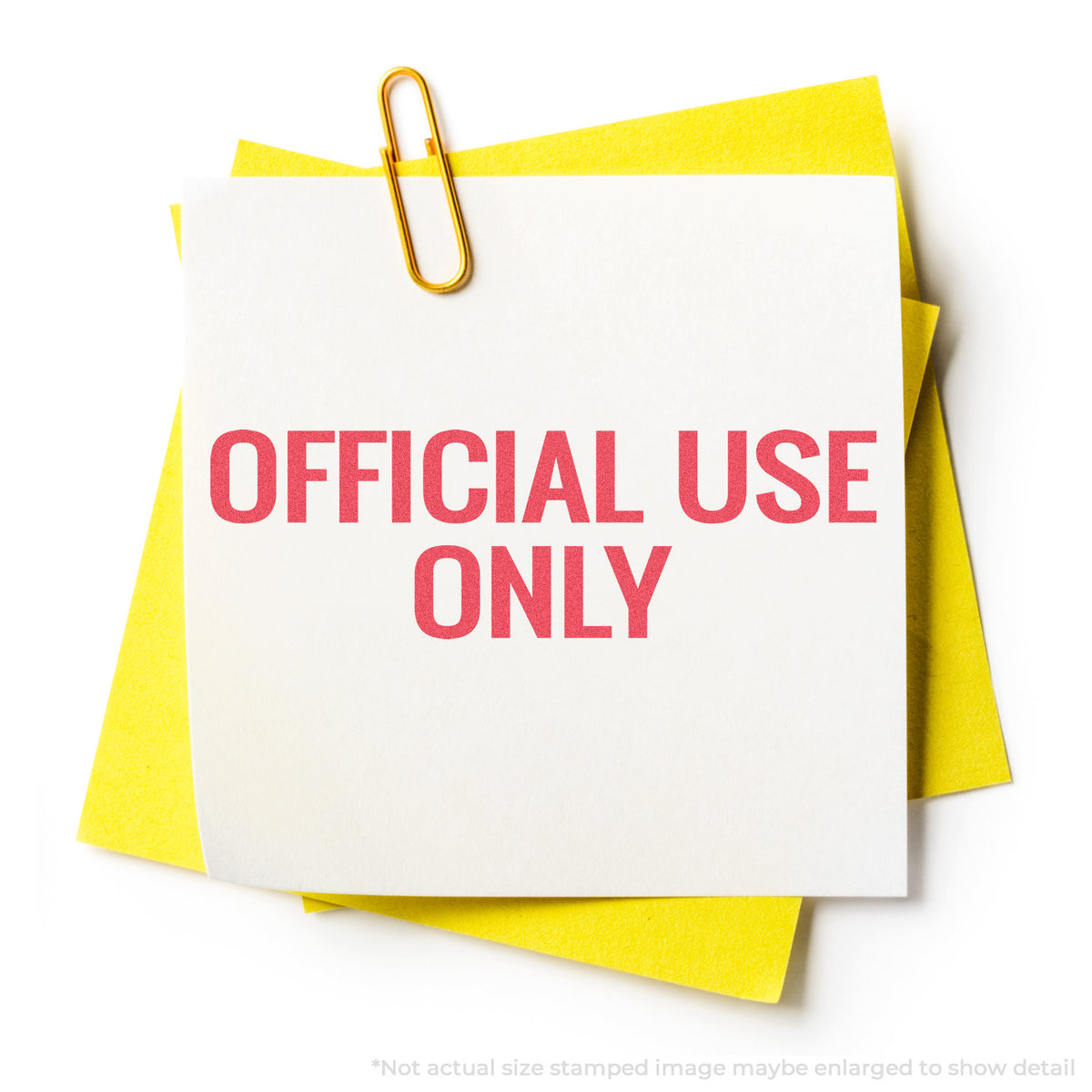 "Official use only" stamp impression on light paper stock, Xstamper Official Use Only Document Stamp