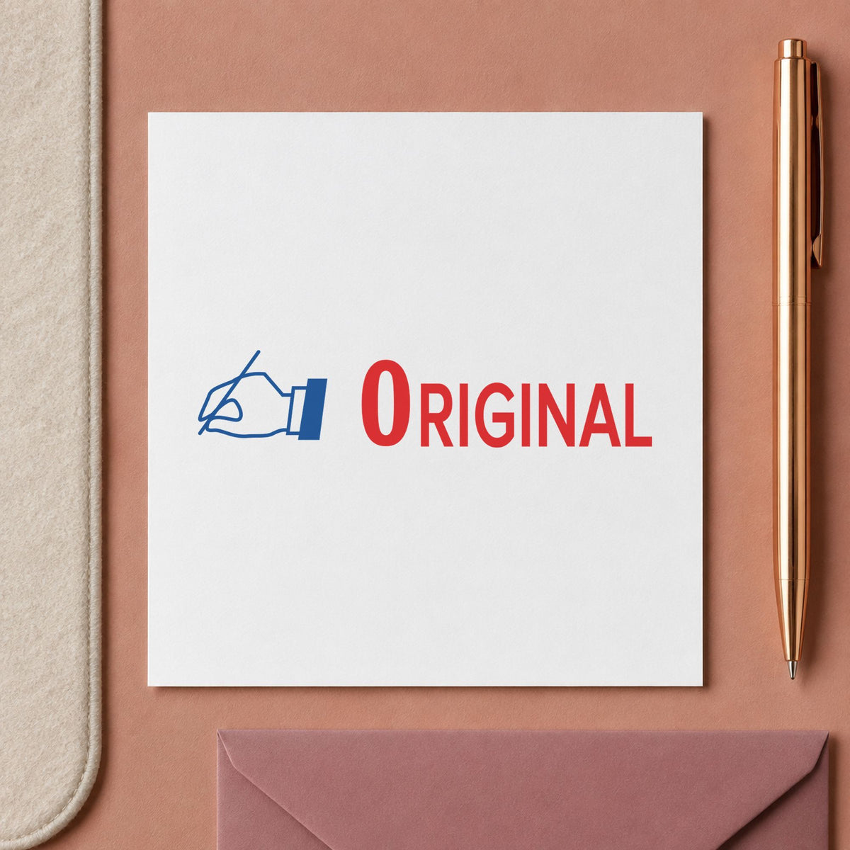 Marking a page "Original" with the Original Stamp