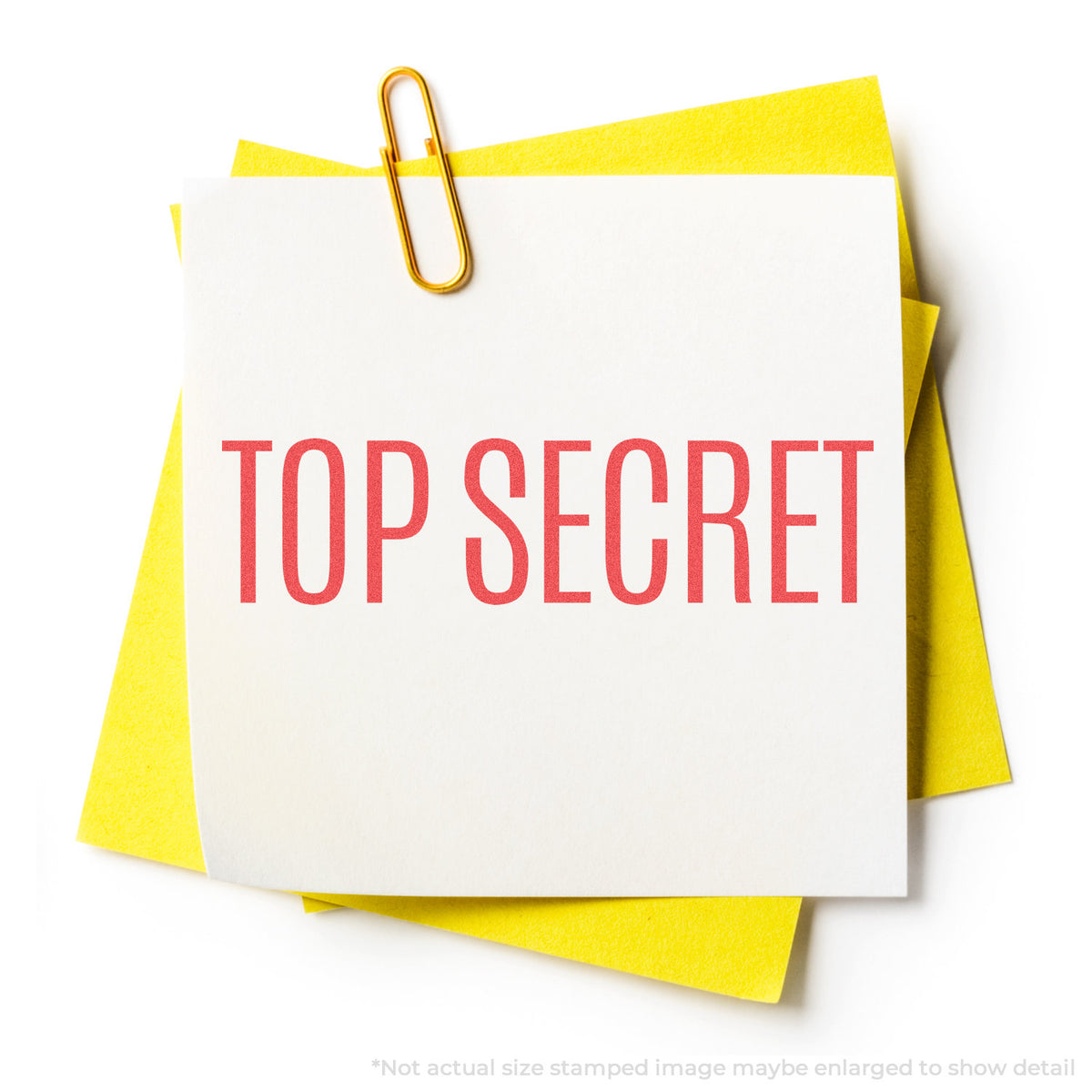 "Top secret" stamp impression on light paper stock, Top Secret Document Stamp