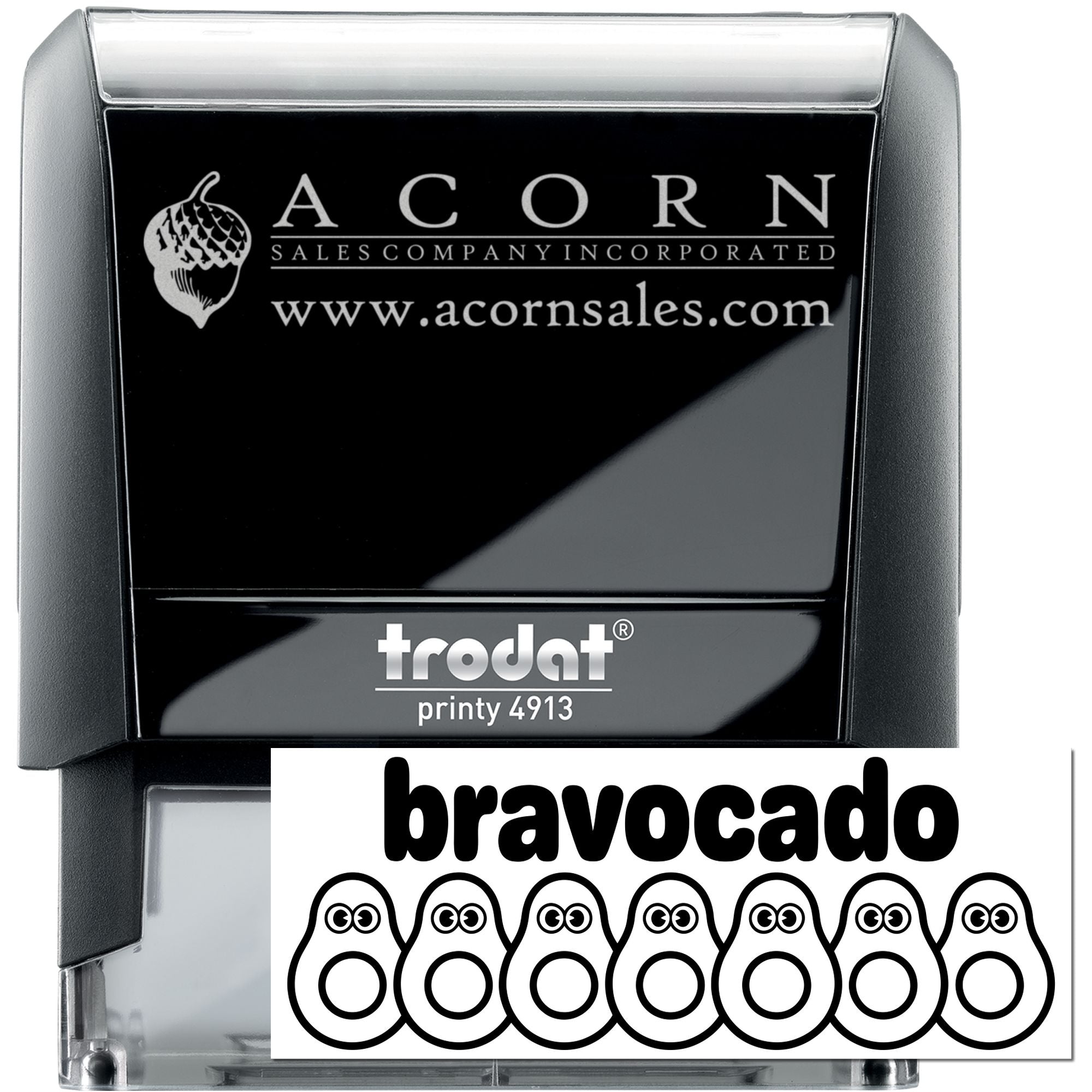 Student Work Bravocado Self-Inking Stamp