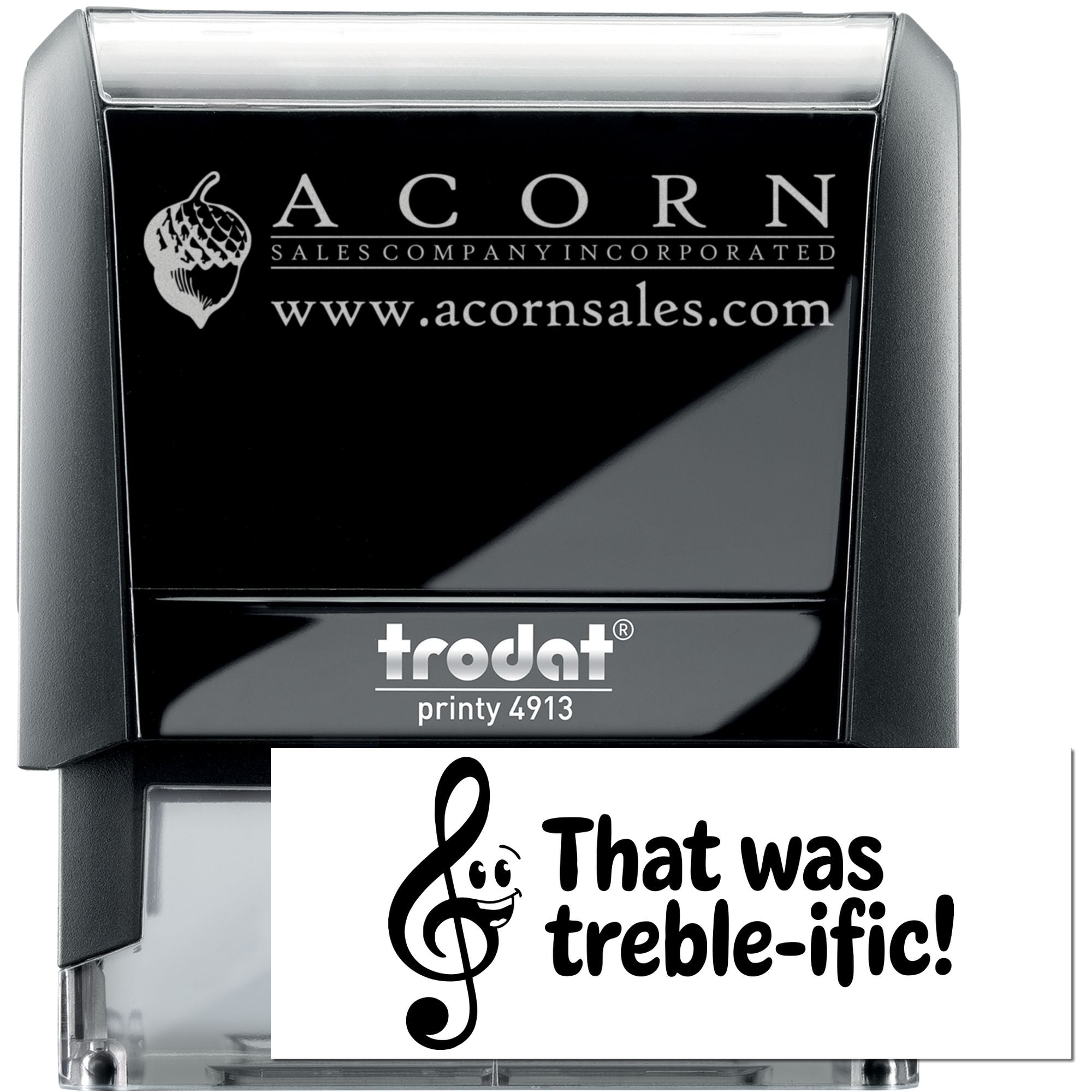 Classroom Feedback That Was Treble-Ific Self-Inking Stamp
