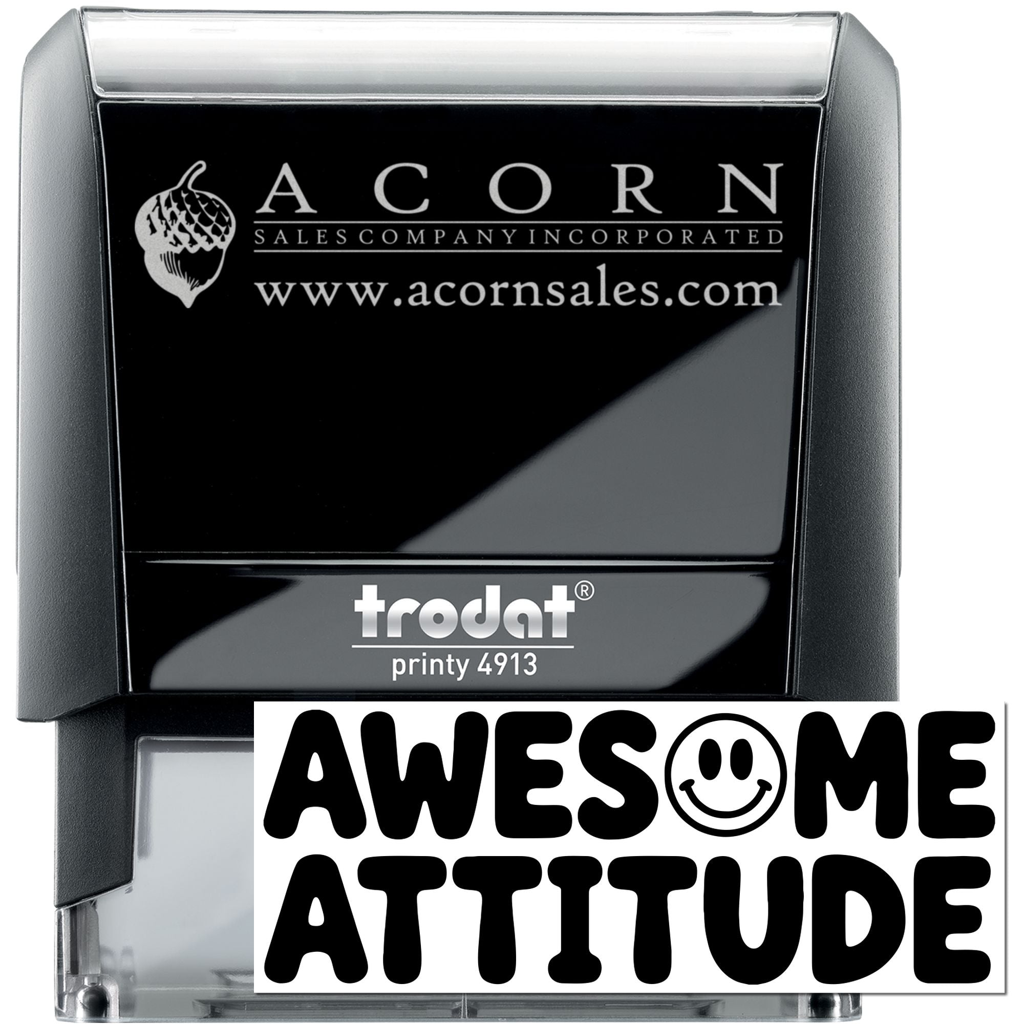 Student Work Awesome Attitude Self-Inking Stamp