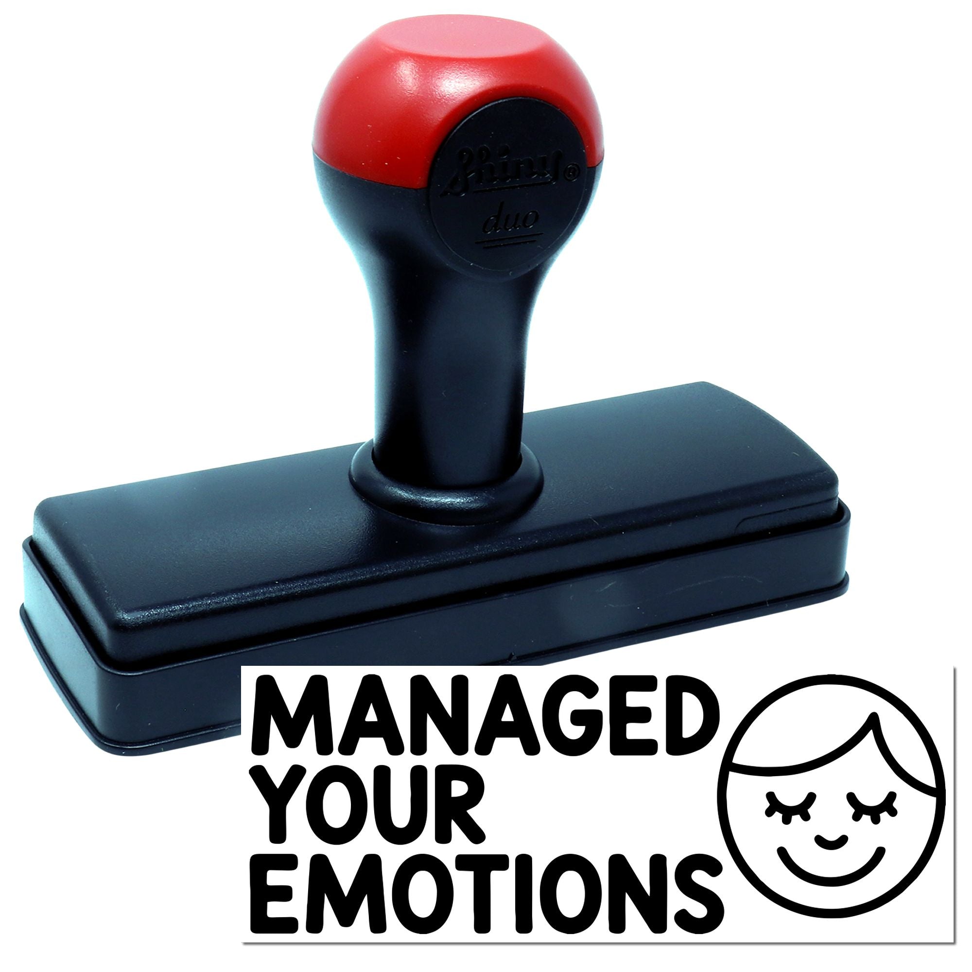 Teacher Feedback Managed Your Emotions Hand Stamp