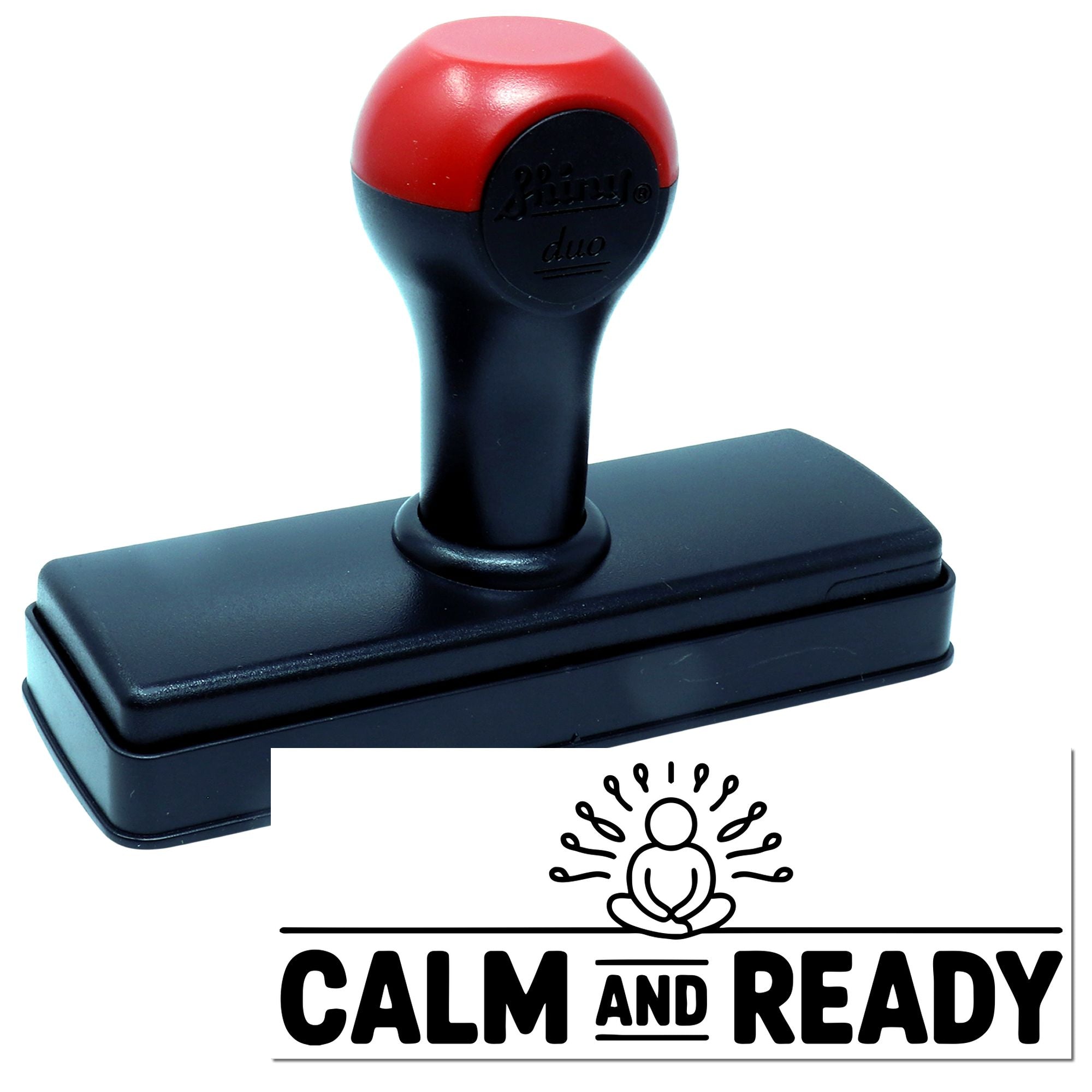 Elementary Teacher Calm And Ready Hand Stamp