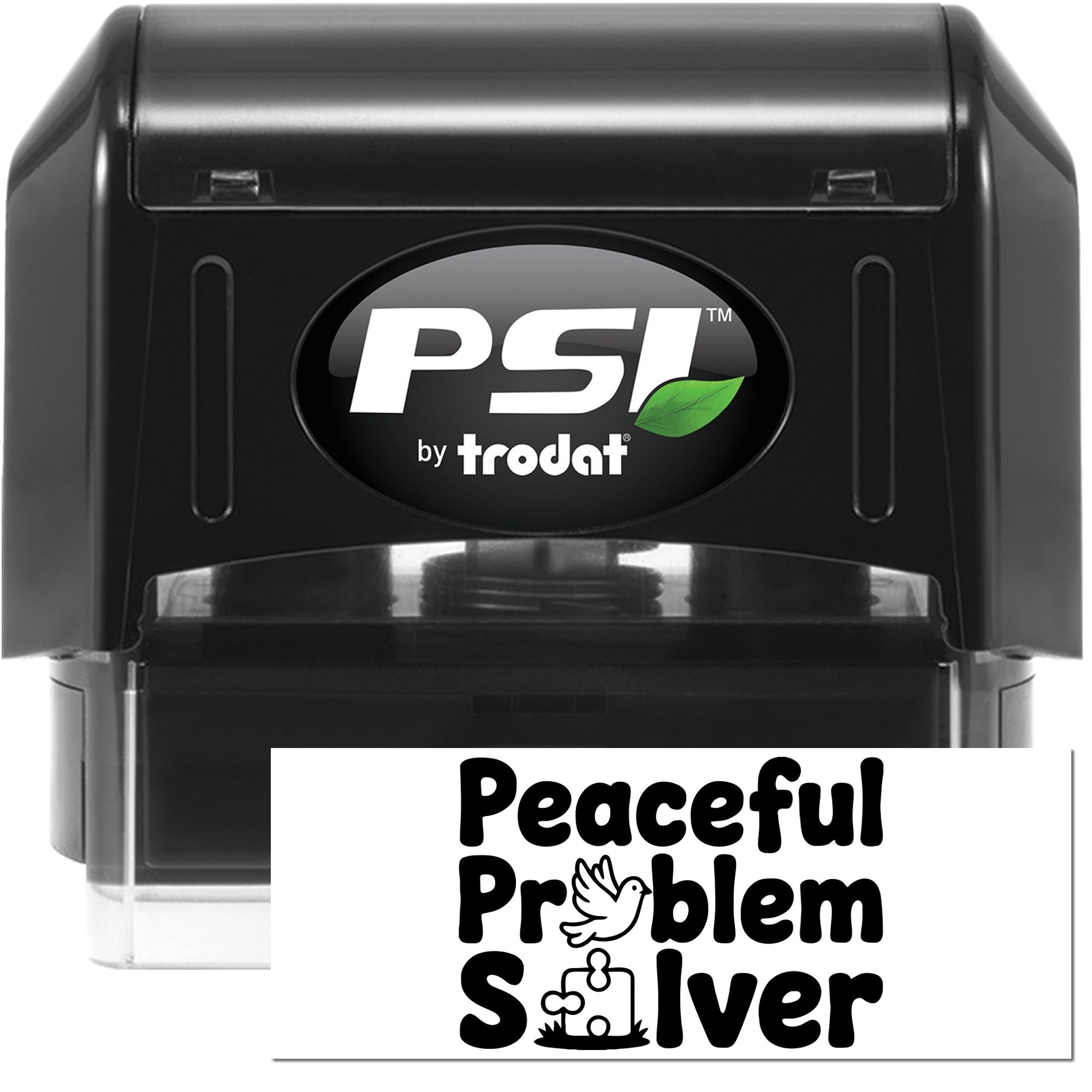 Teacher Marking Peaceful Problem Solver PSI Pre-Inked Stamp