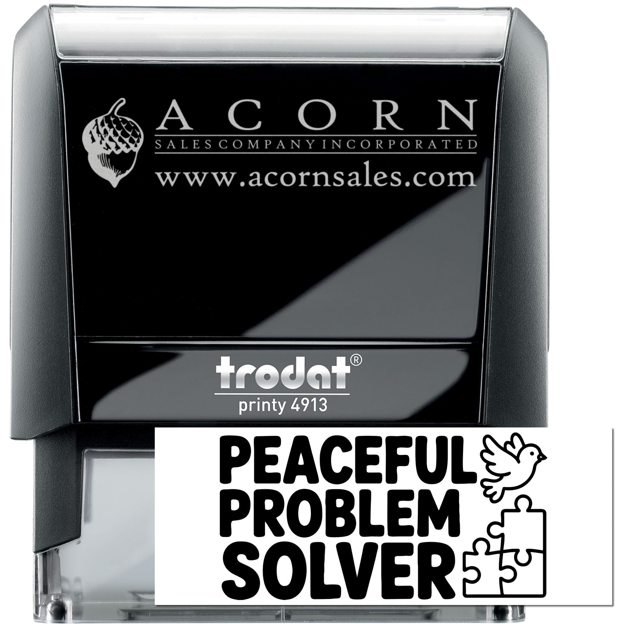 Student Work Peaceful Problem Solver Self-Inking Stamp