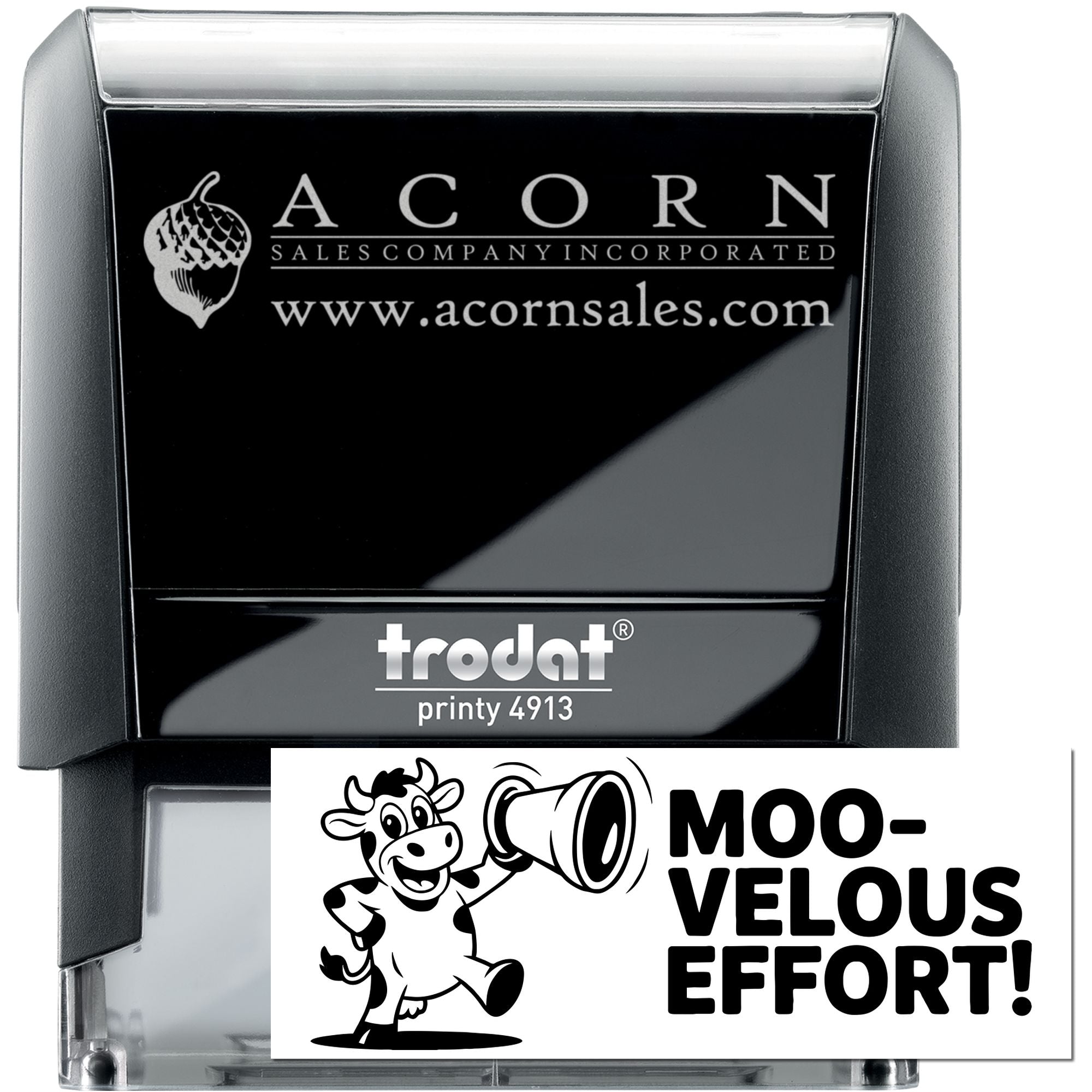 Classroom Feedback Moo-Velous Effort Self-Inking Stamp