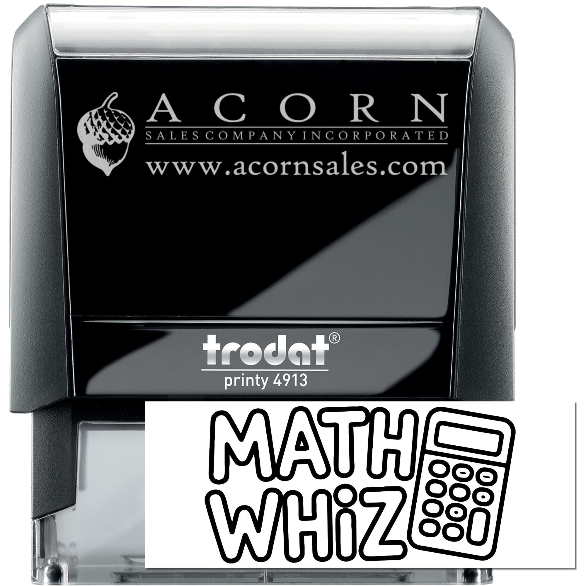 Classroom Reward Math Whiz Self-Inking Stamp