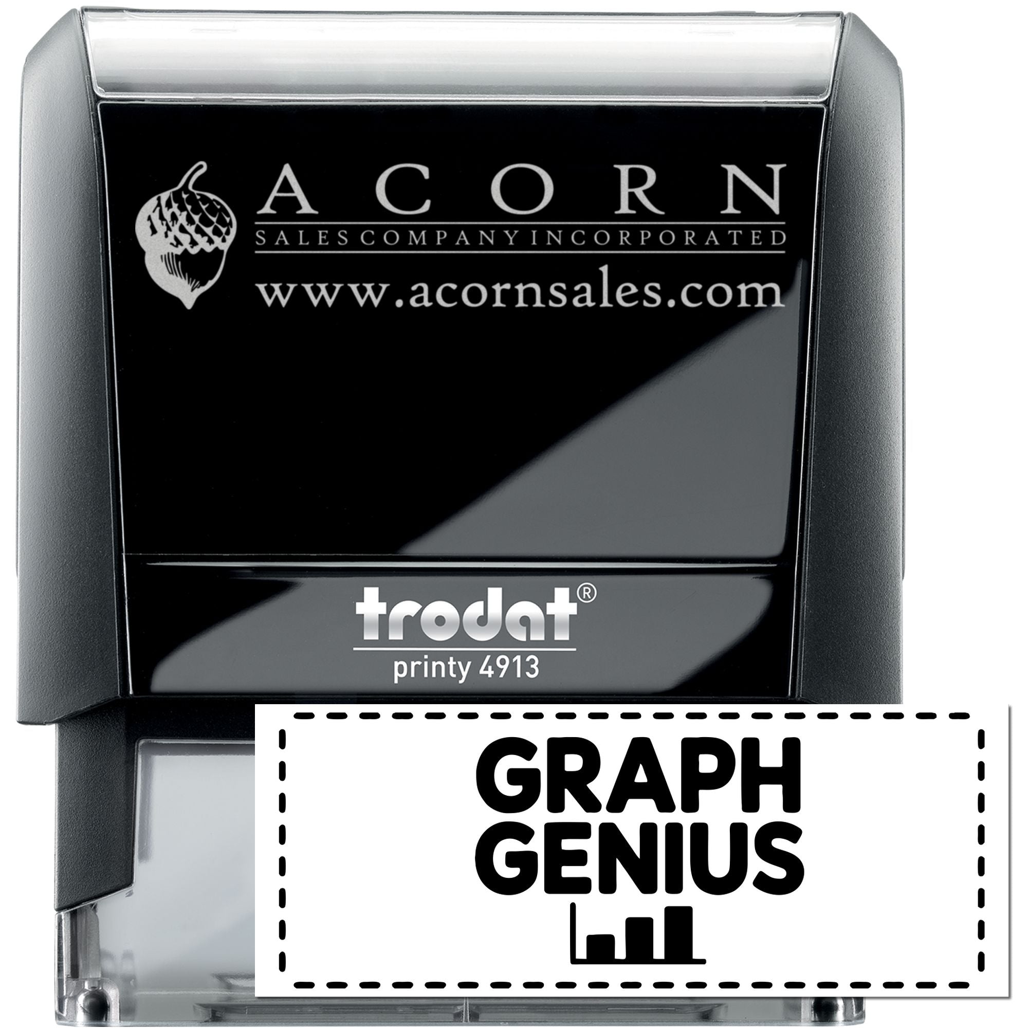 Classroom Reward Graph Genius Self-Inking Stamp
