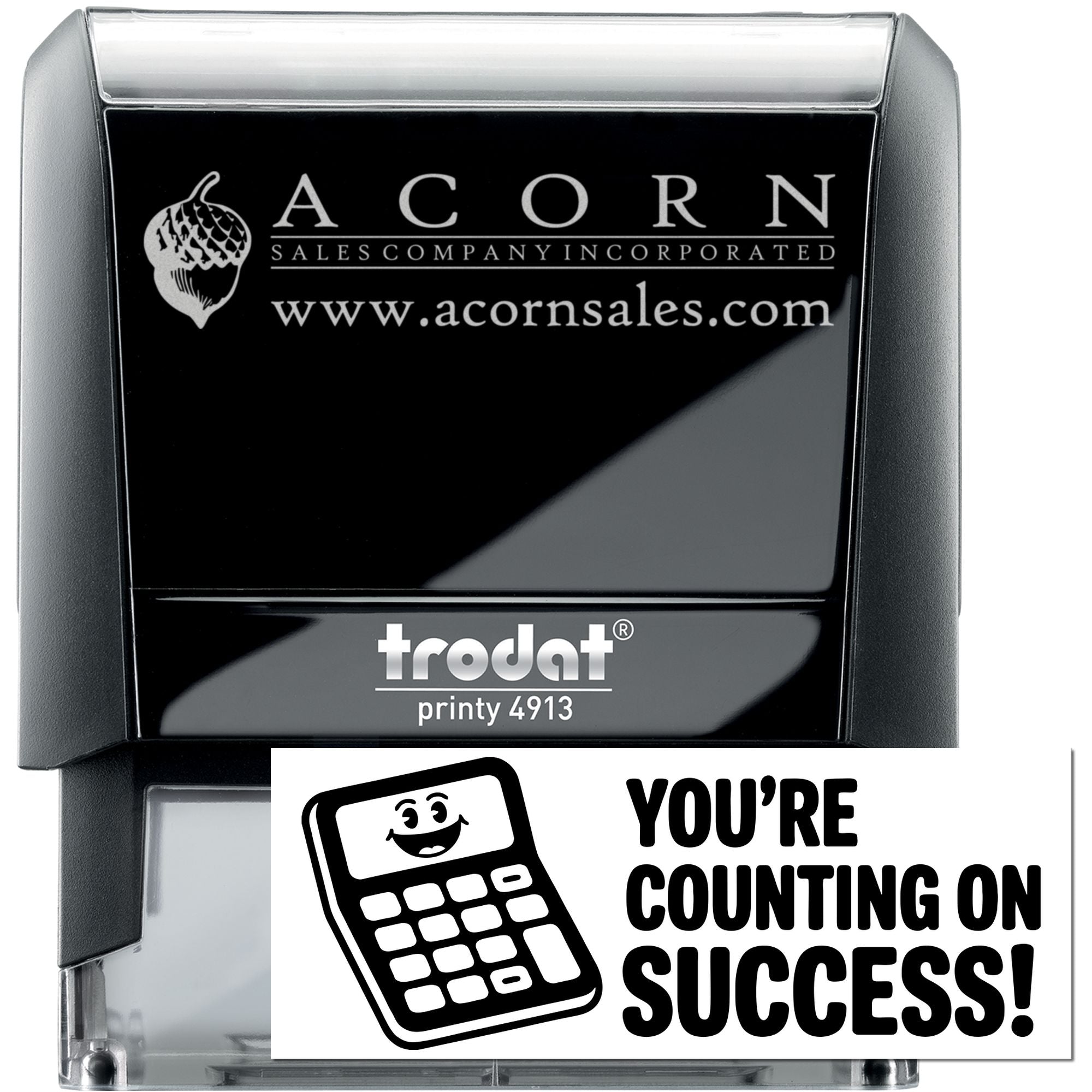 Classroom Feedback You're Counting On Success Self-Inking Stamp