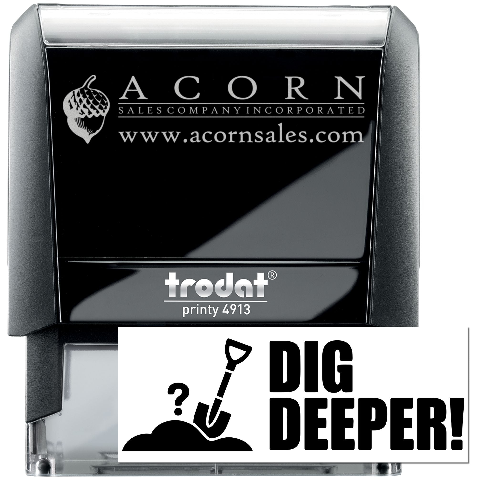 Classroom Reward Dig Deeper Self-Inking Stamp