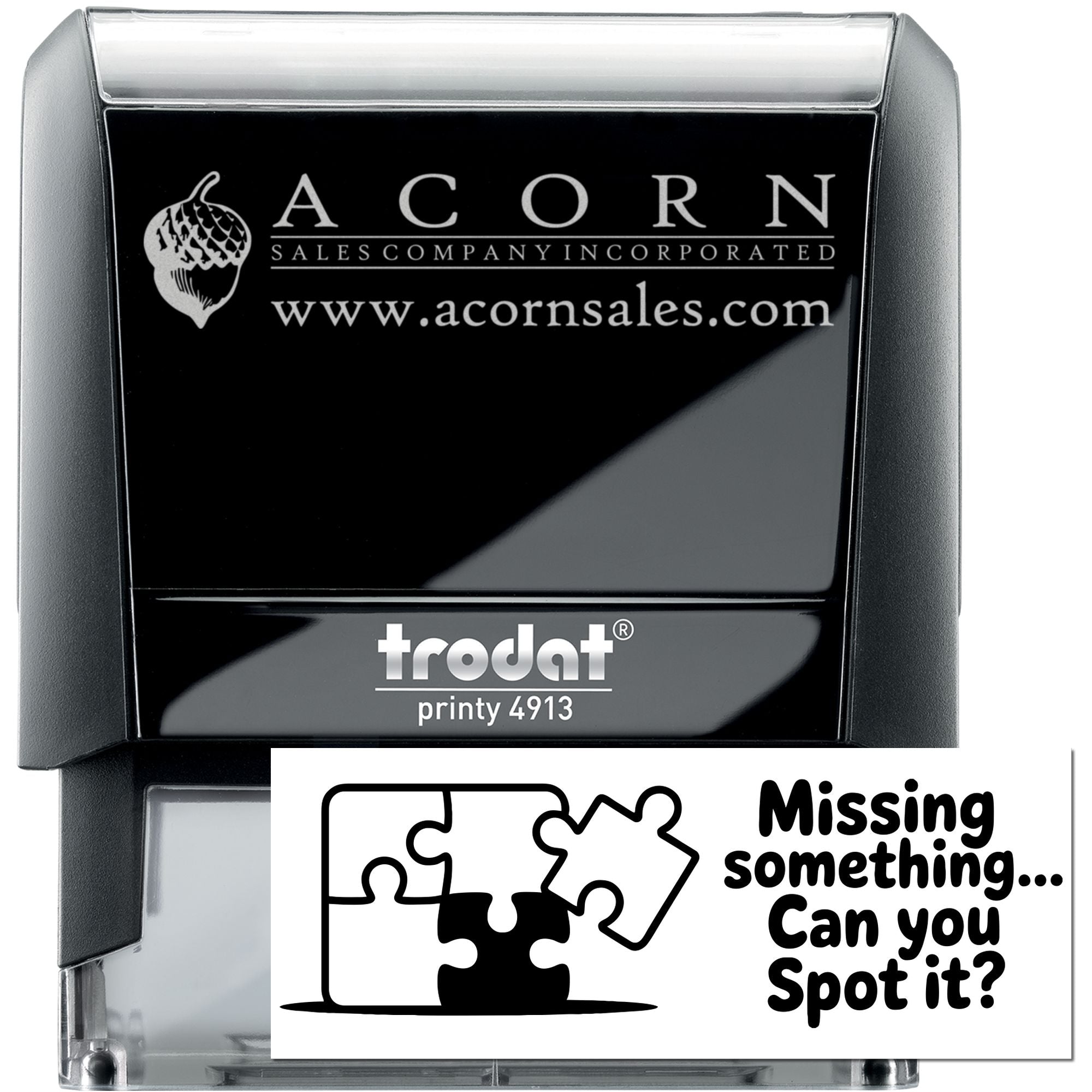Classroom Reward Missing Something Can Spot Self-Inking Stamp
