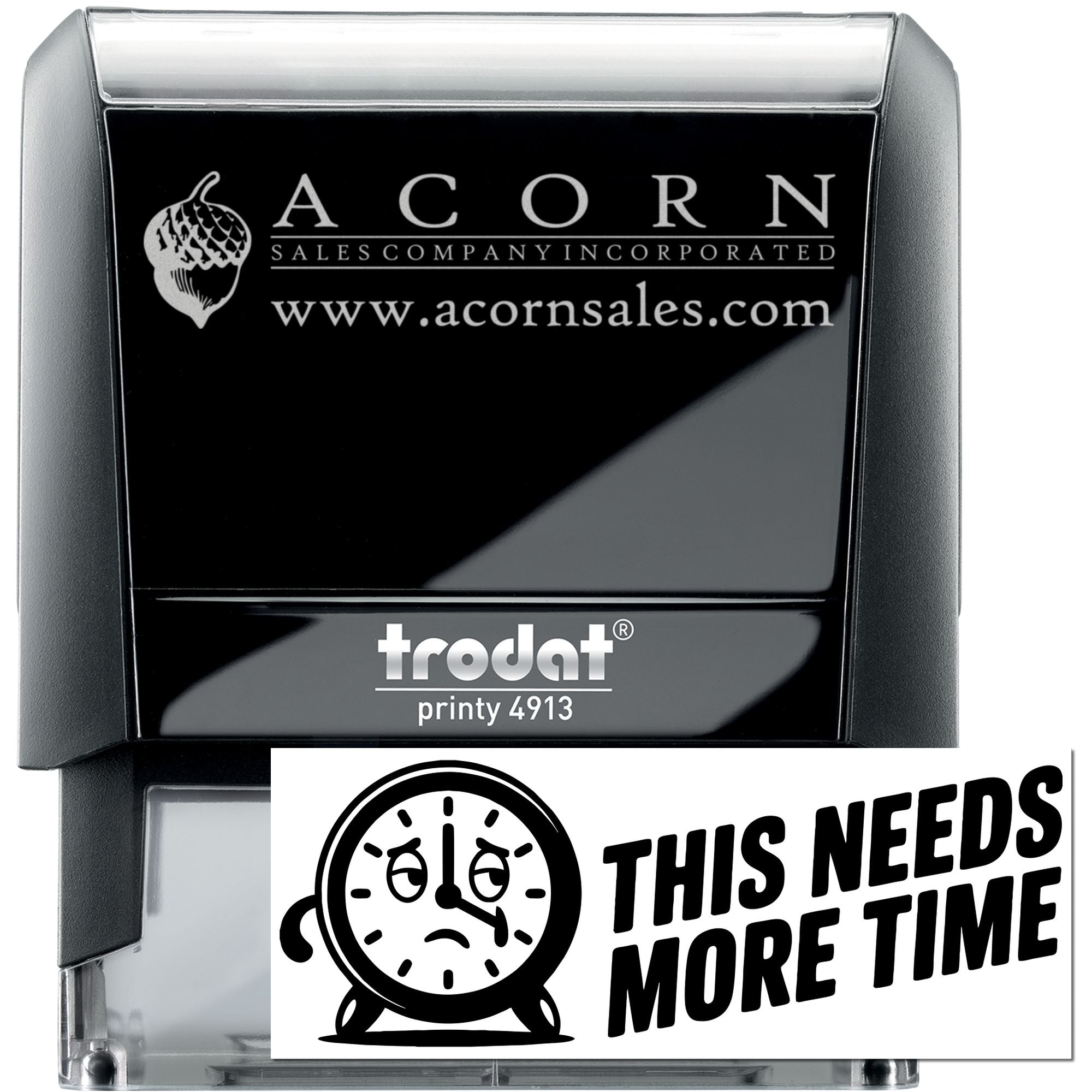 Classroom Feedback This Needs More Time Self-Inking Stamp