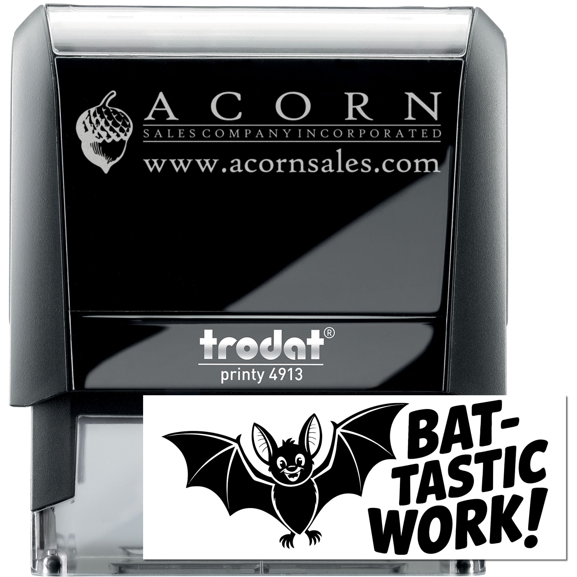 Classroom Reward Bat-Tastic Work Self-Inking Stamp