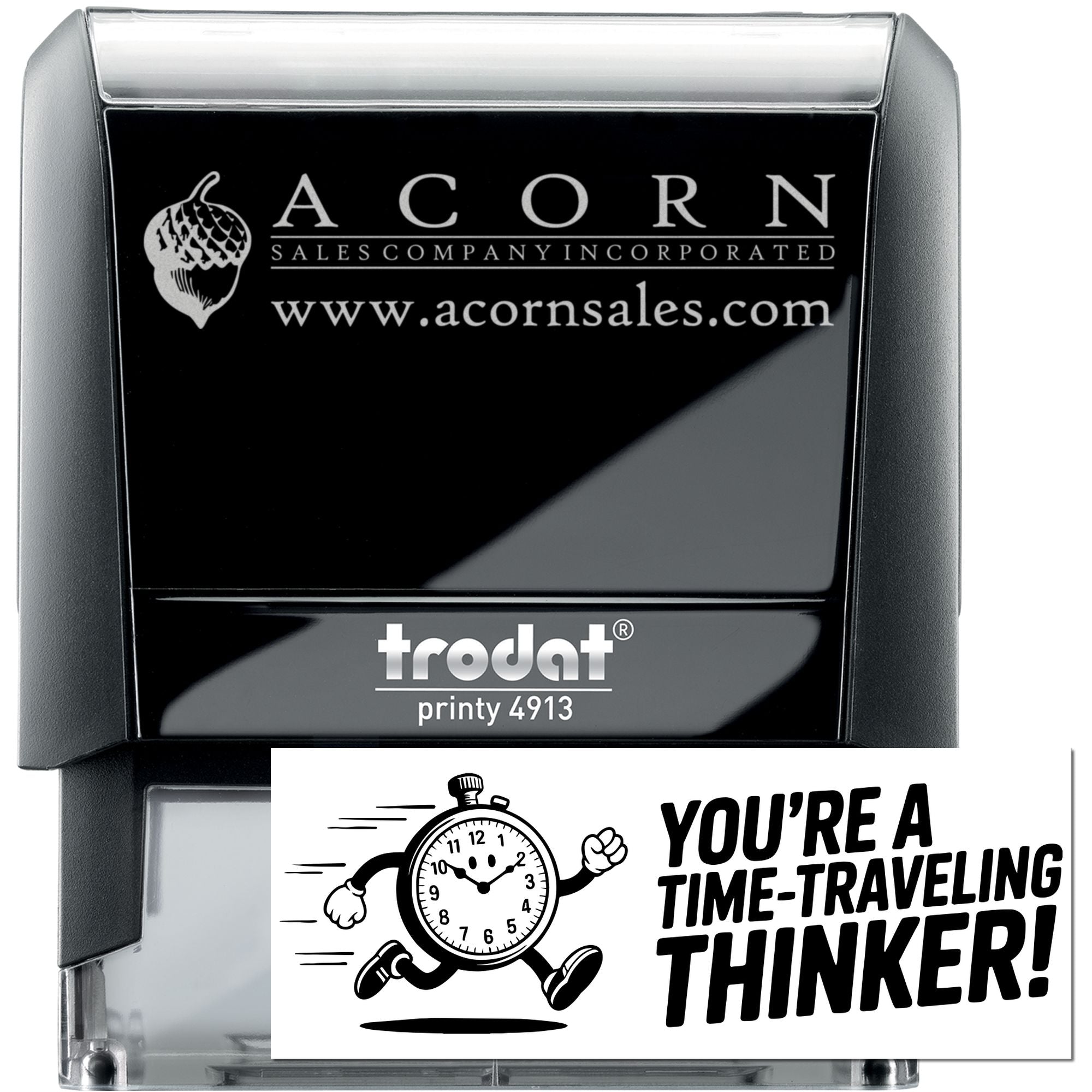 Classroom Feedback You're A Time-Traveling Thinker Self-Inking Stamp