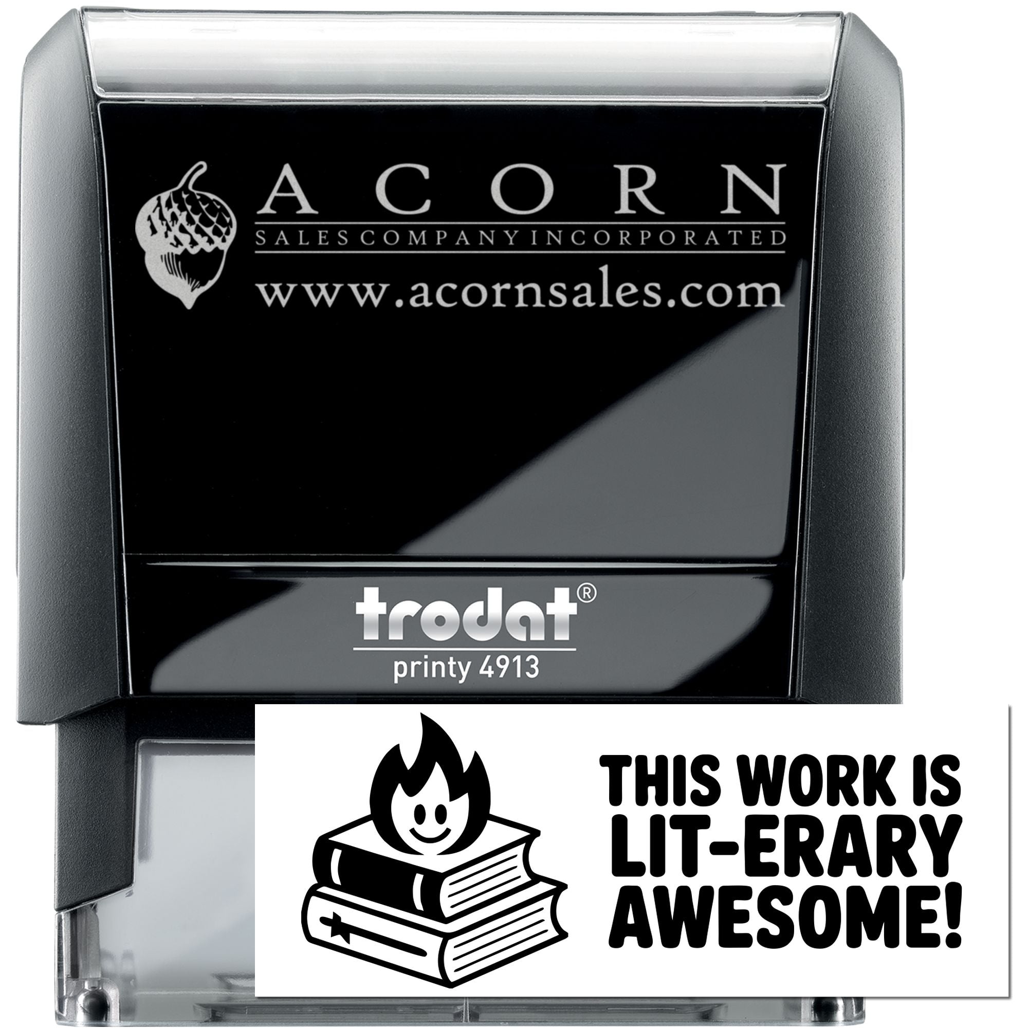 Student Work Is Lit-Erary Awesome Self-Inking Stamp