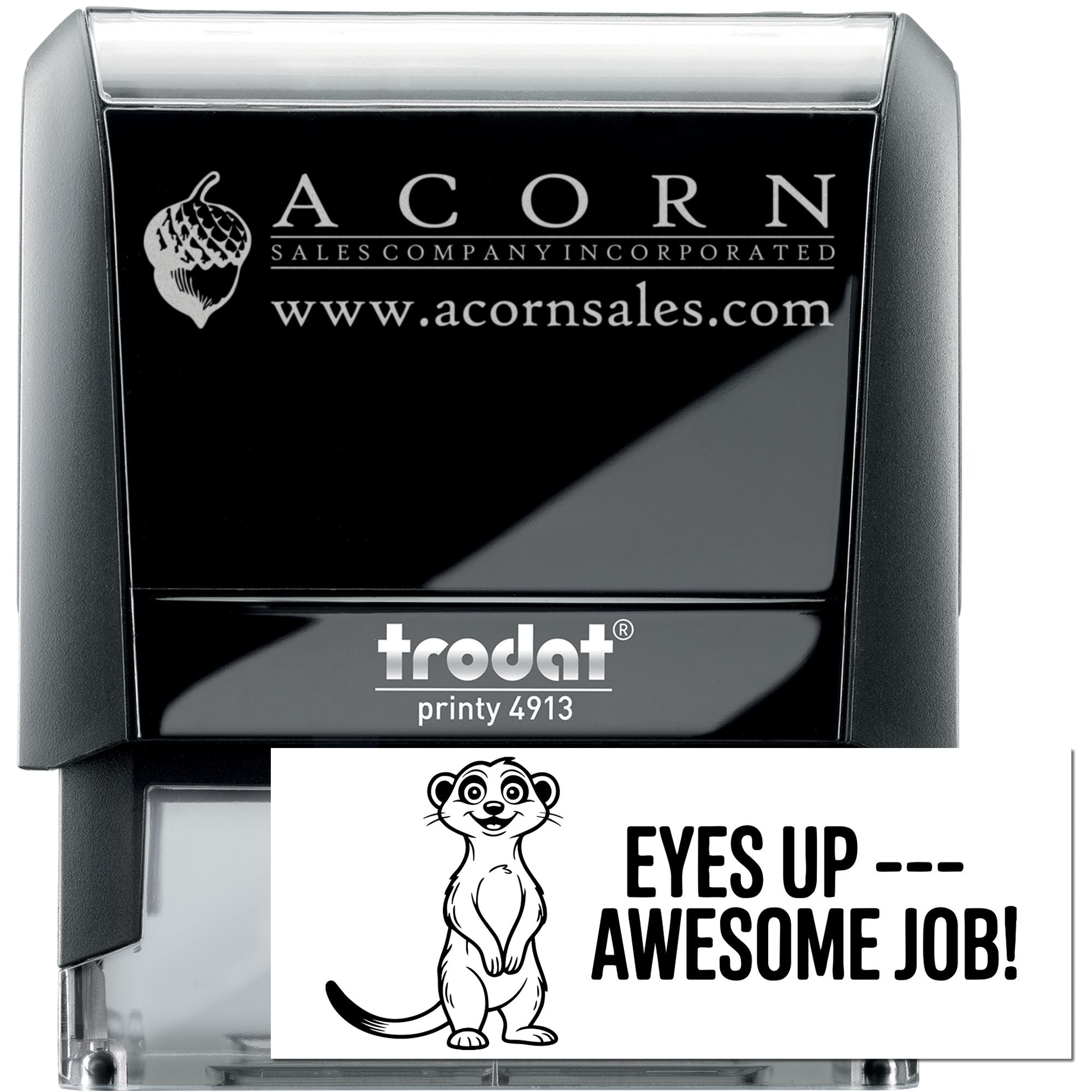 Classroom Reward Eyes Up Awesome Job Self-Inking Stamp