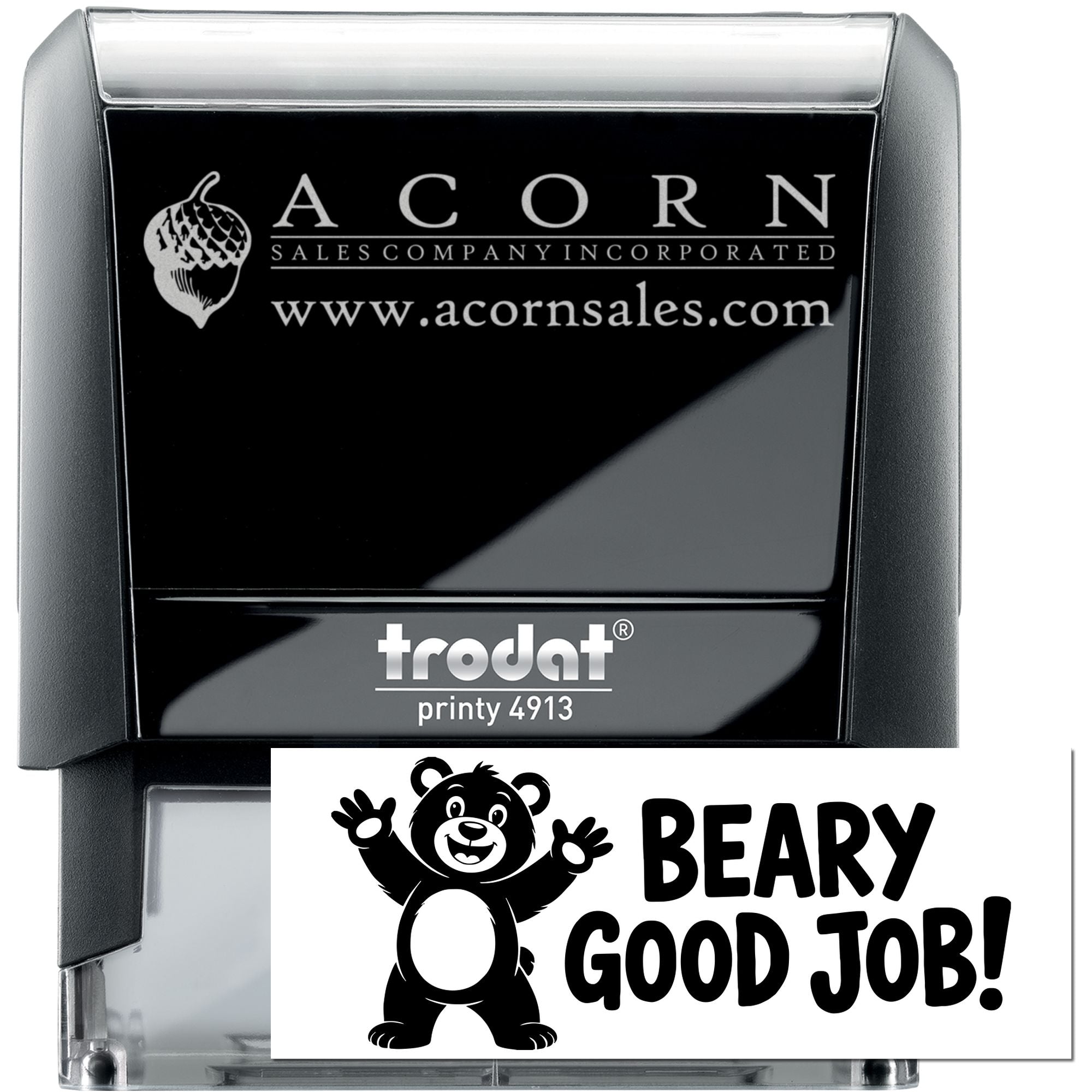 Student Work Beary Good Job Self-Inking Stamp