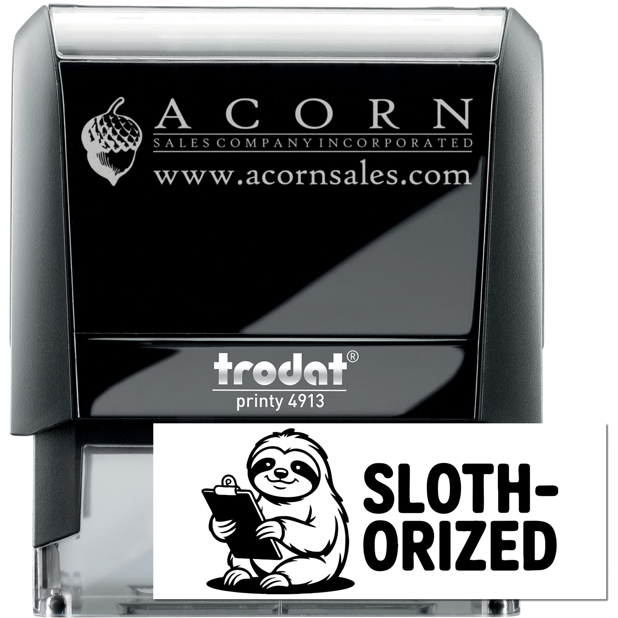Classroom Reward Sloth-Orized Self-Inking Stamp