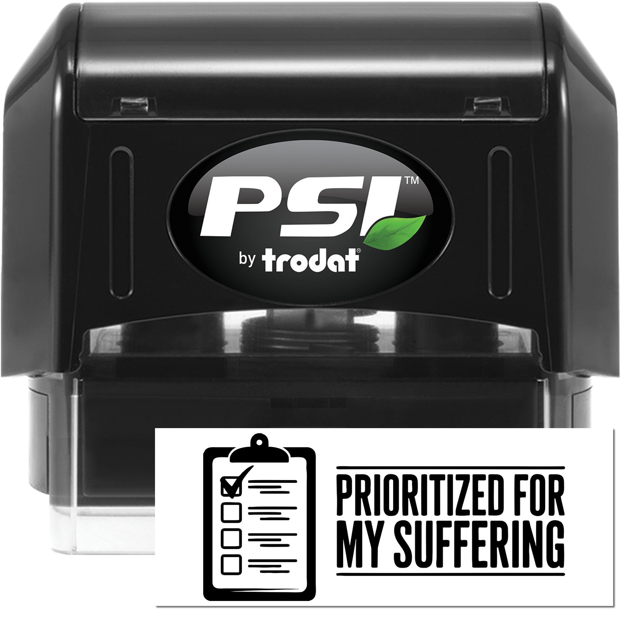 Agony Agenda Sarcastic Pre-Inked Stamp