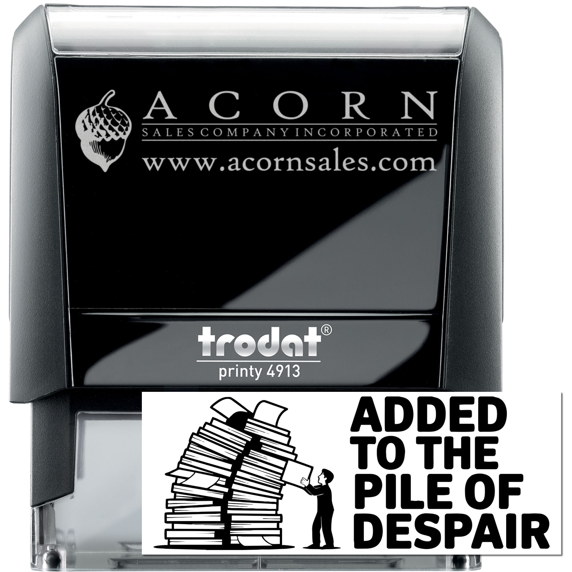 Stack Stress Slayer Snarky Self-Inking Stamp