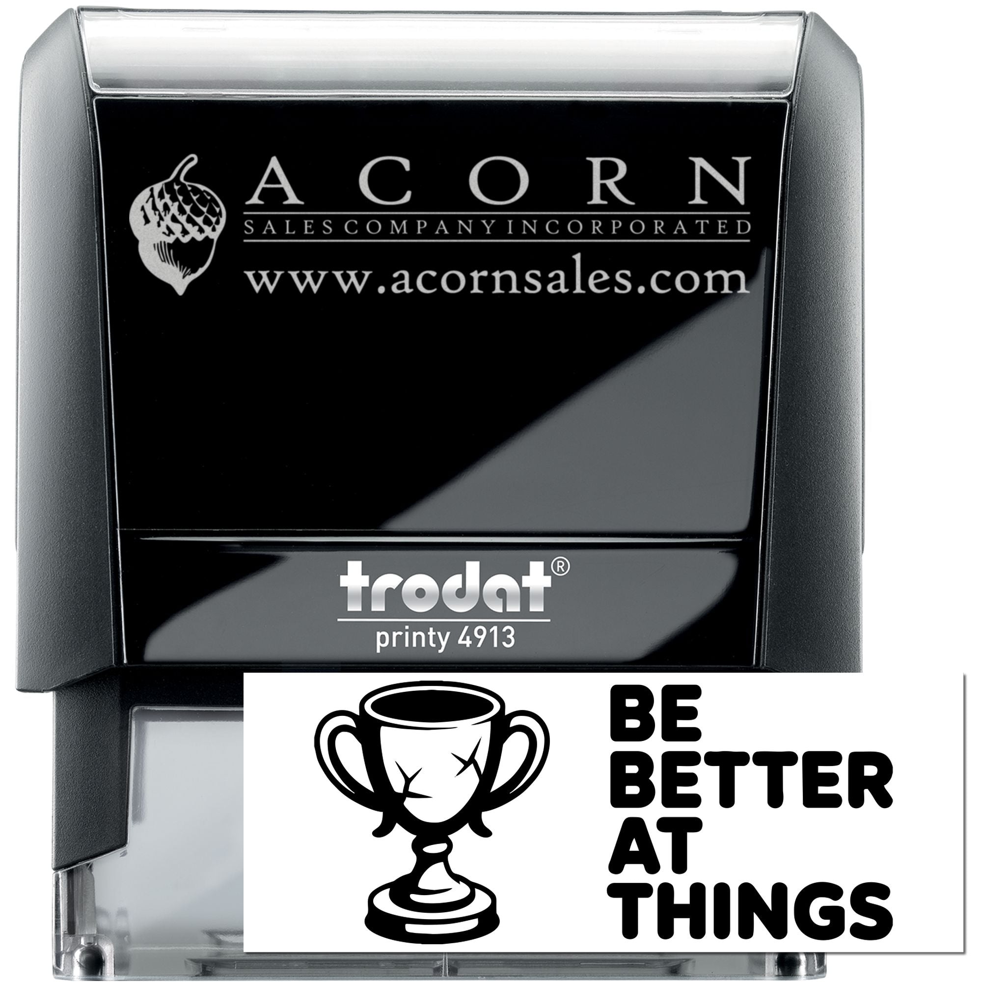 Trophy Habit Accelerator Snarky Self-Inking Stamp