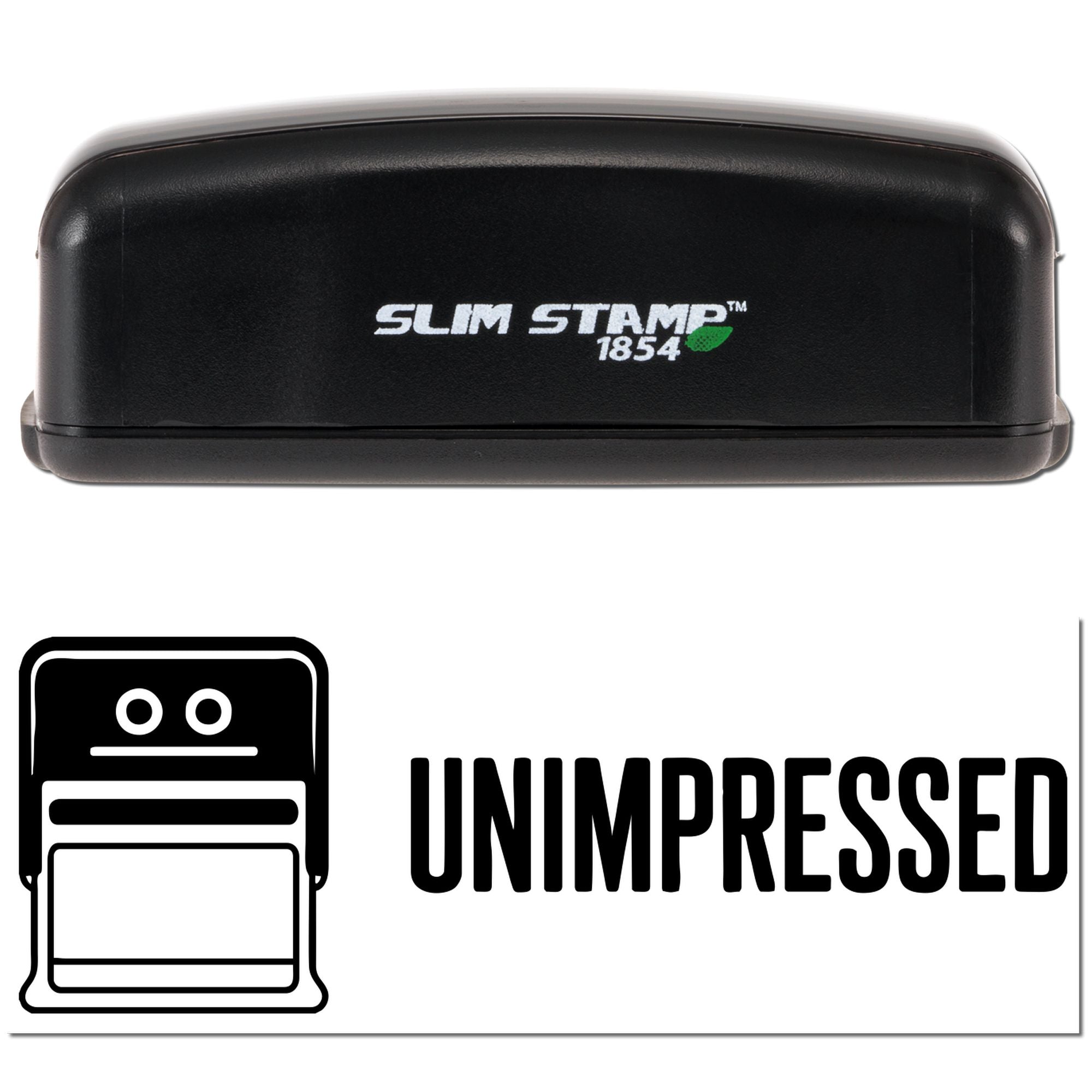 Unimpressed Sarcastic Office Slim Pre-Inked Stamp
