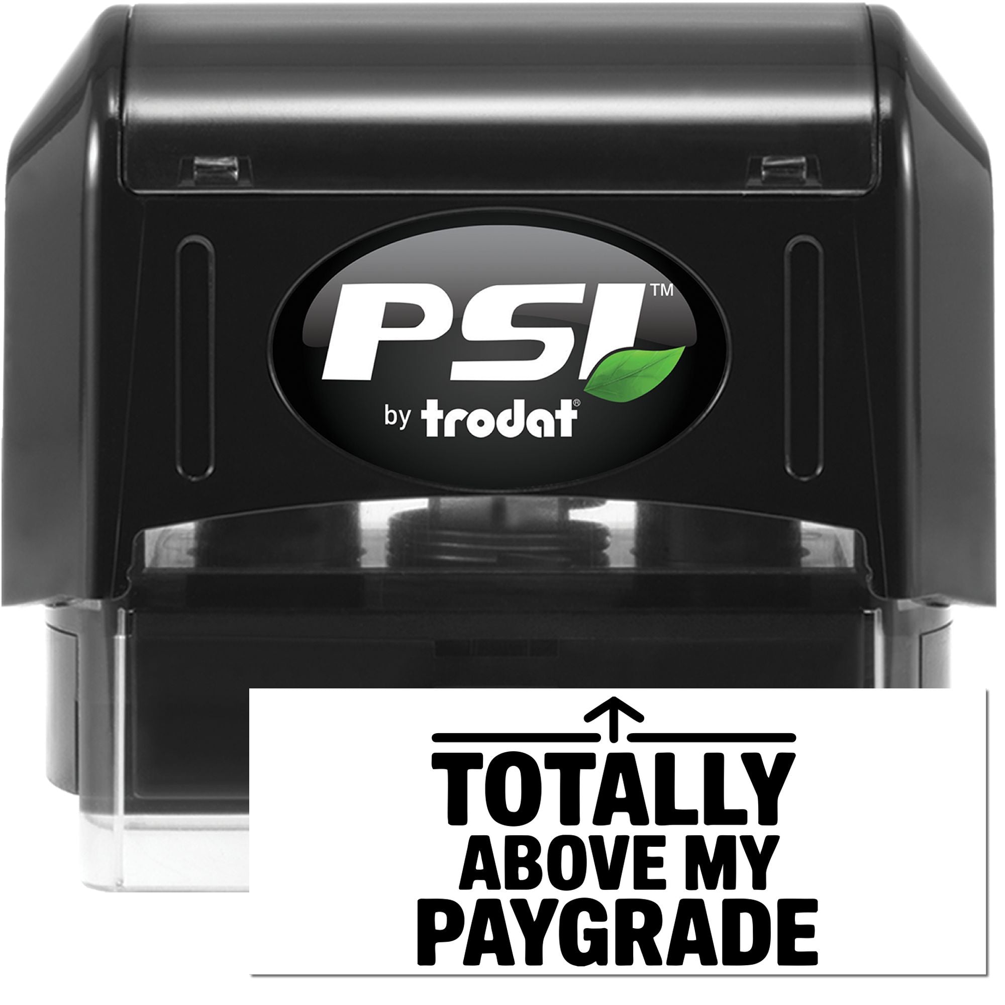 Above Paygrade Humorous Pre-Inked Stamp