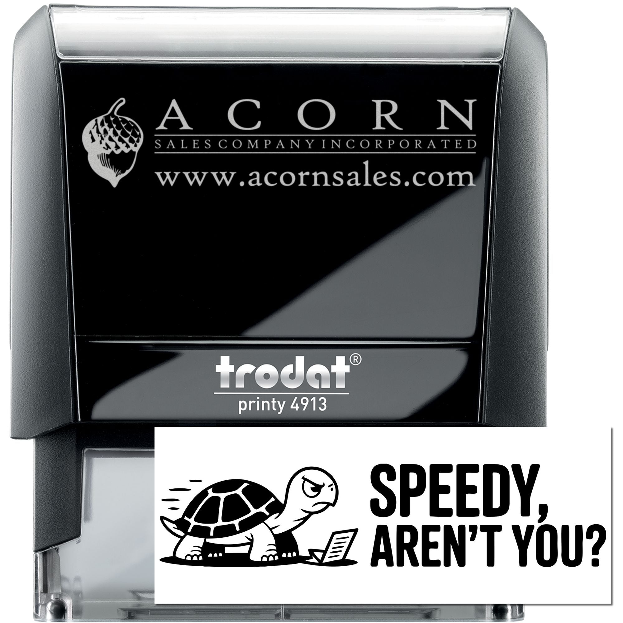 Speedy Shell Solutions Snarky Self-Inking Stamp