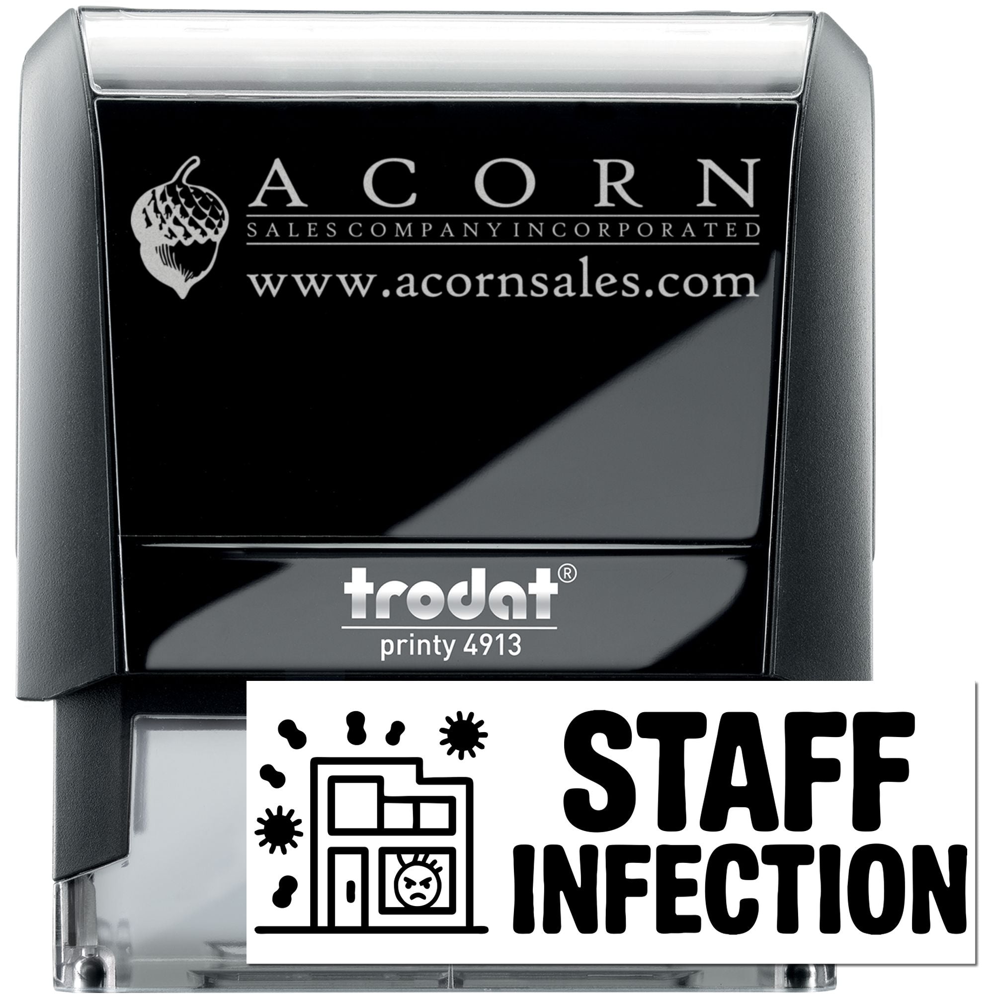 Staff Infection Shield Cheeky Self-Inking Stamp