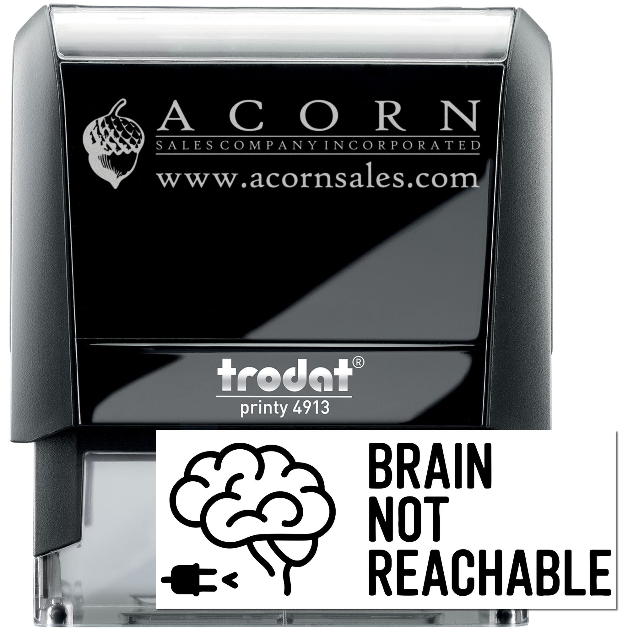 Unplugged Mind Mode Sassy Self-Inking Stamp