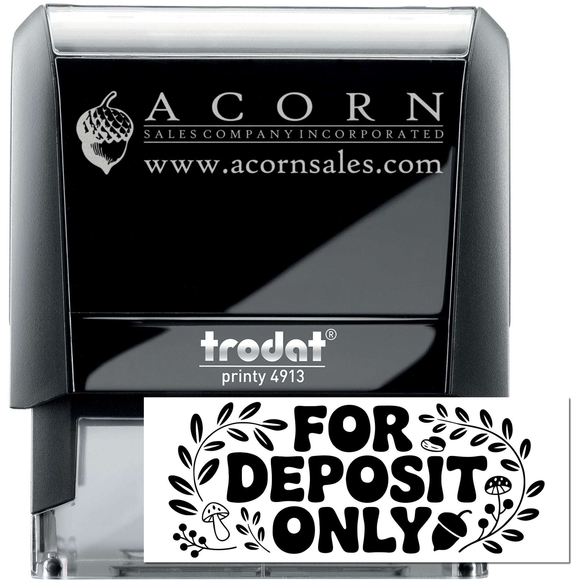 Woodland Deposit Seal Self-Inking Stamp