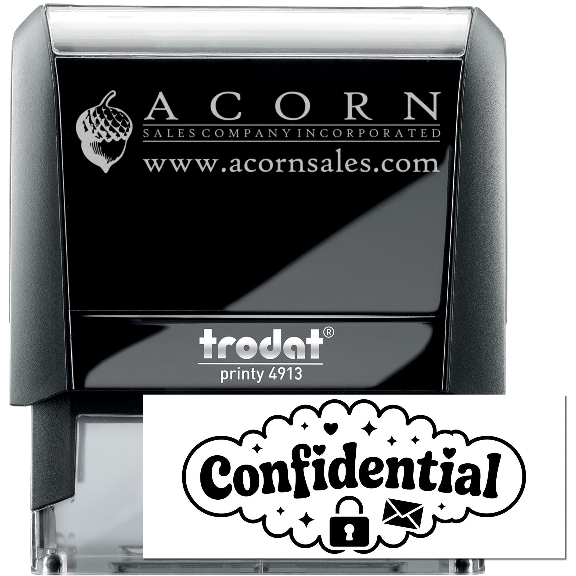 Sparkle Secure Mail Self-Inking Stamp