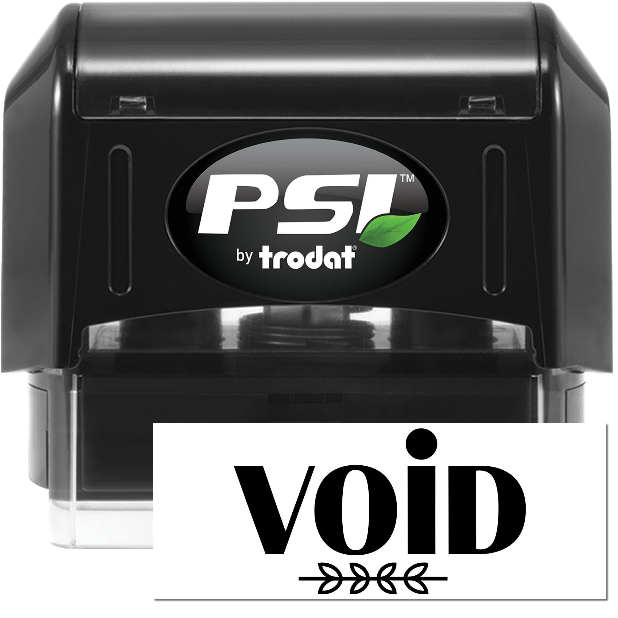 PSI by Trodat self-inking rubber stamp with VOID imprint for document cancellation and office security