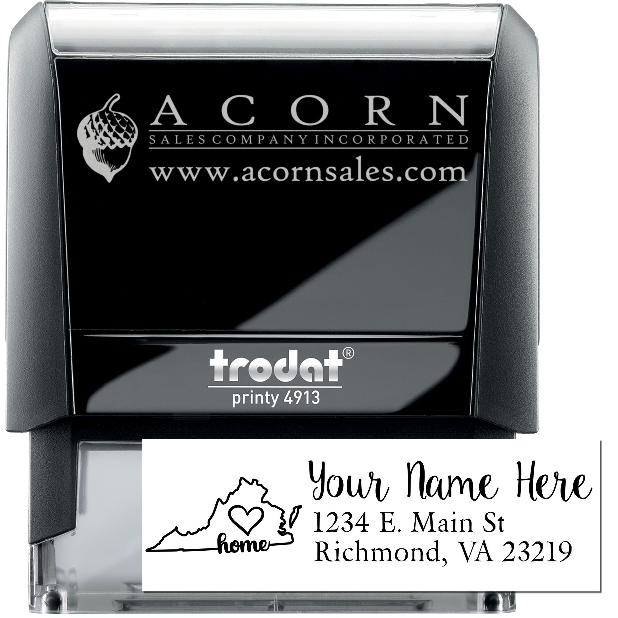 Virginia Love Self-Inking Address Stamp