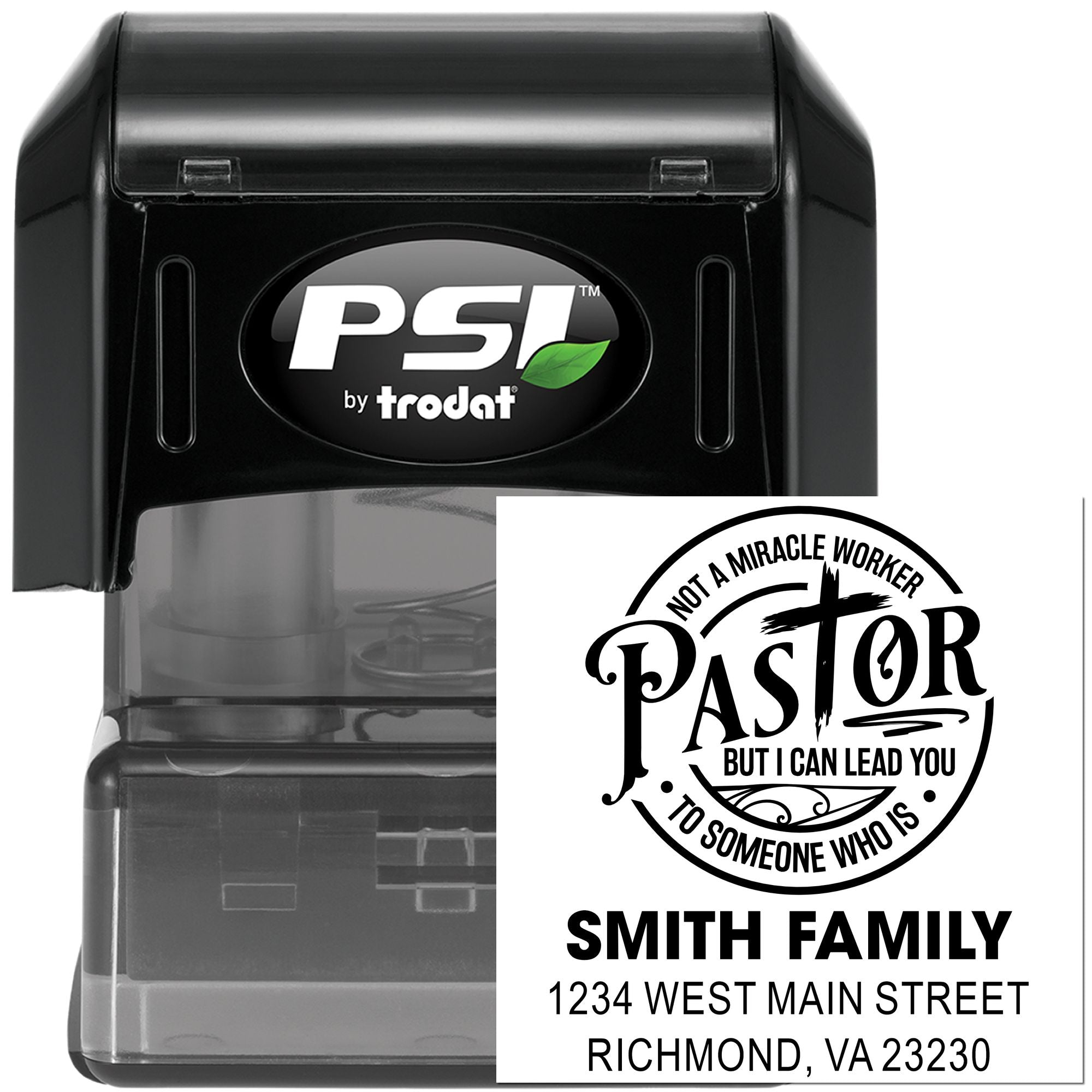 PSI Pre-Ink No Fairy Dust Required Custom-Made Return Pre-Inked Stamp