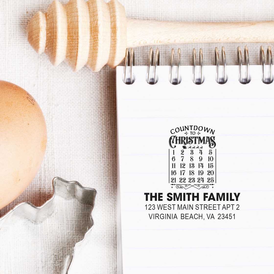 Christmas Countdown Charm Self-Inking Stamp