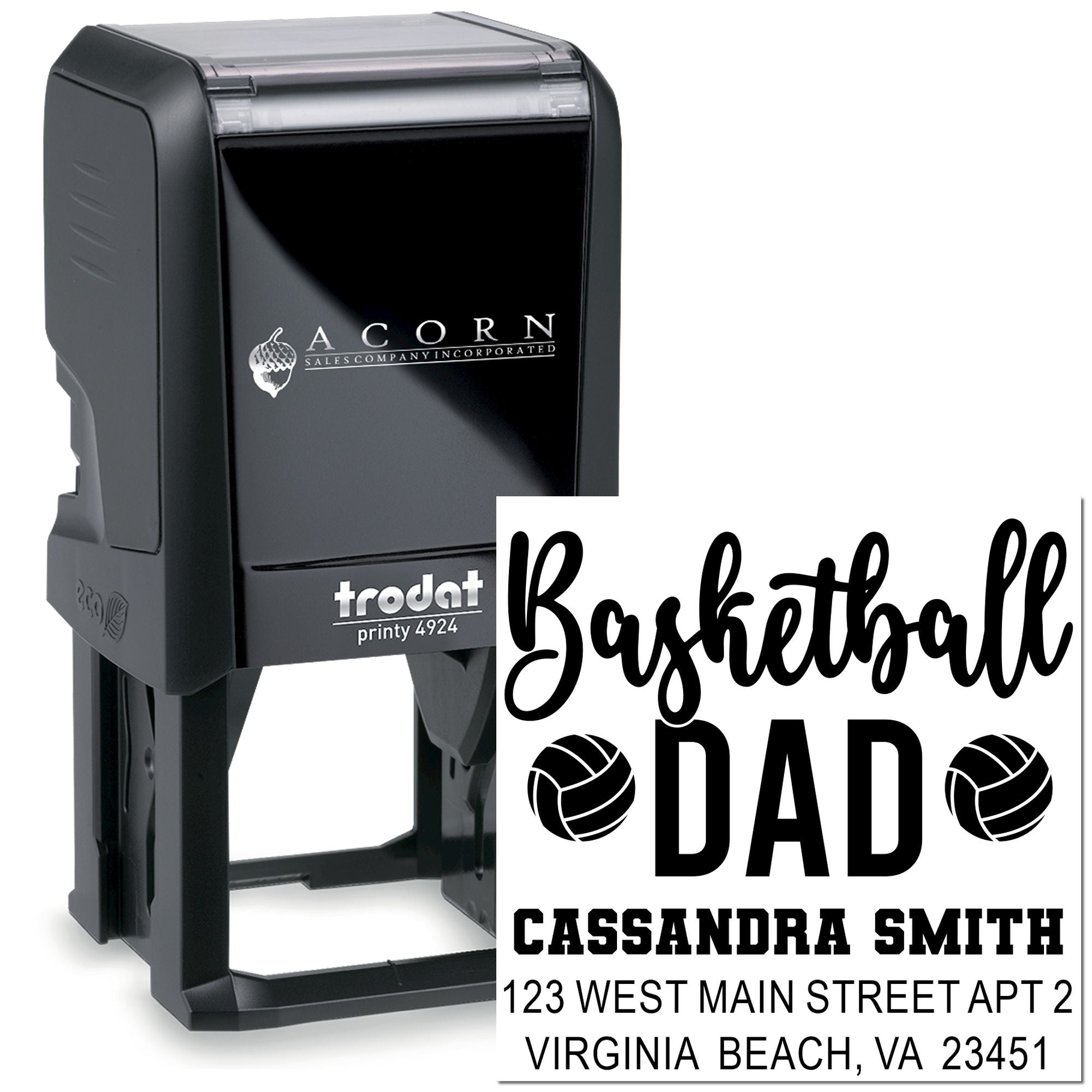 Basketball Dad Pride Self-Inking Stamp